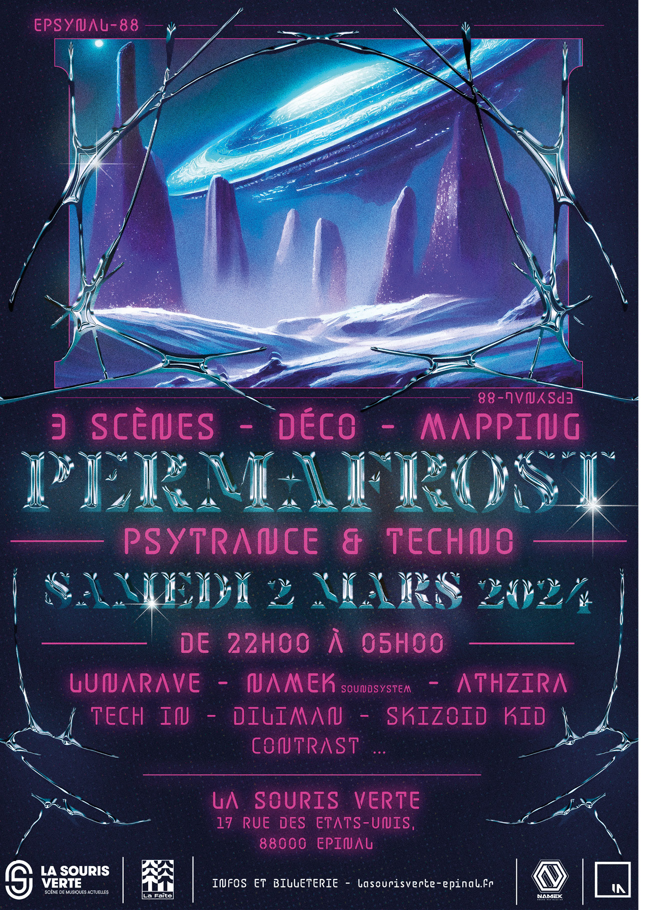 Permafrost : soirée psytranse / techno Permafrost : soirée psytranse / techno
