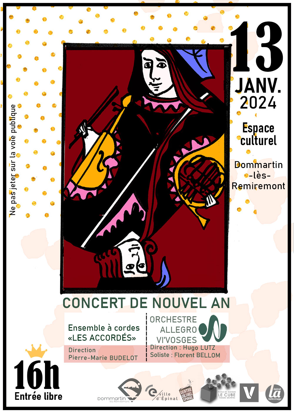 Concert de nouvel an de l’Orchestre Allegro Vi’Vosges et de l’Ensemble à cordes “Les Accordés” Concert de nouvel an de l’Orchestre Allegro Vi’Vosges et de l’Ensemble à cordes “Les Accordés”