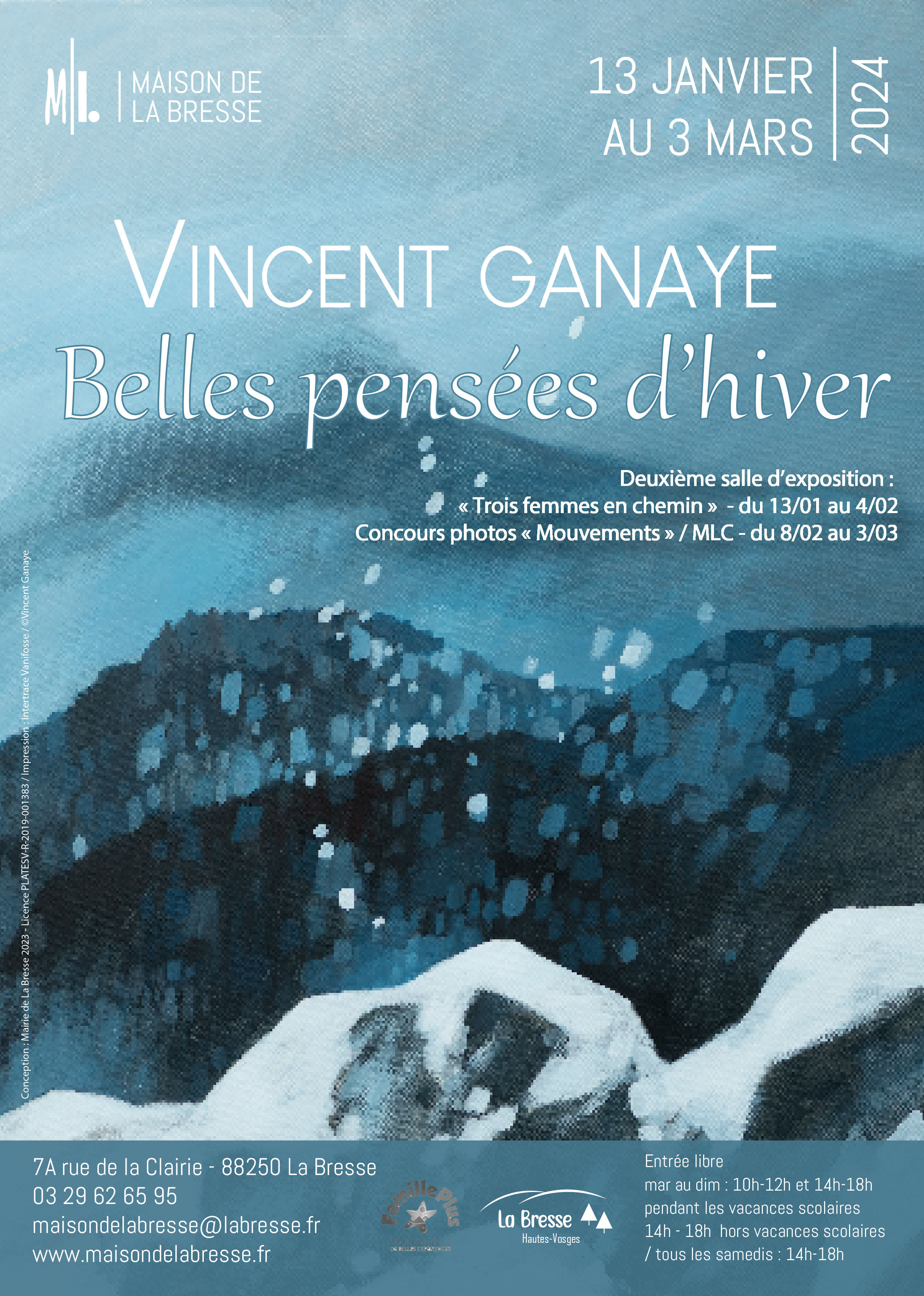 Exposition belles pensées d’hiver // Maison de La Bresse Exposition belles pensées d’hiver // Maison de La Bresse