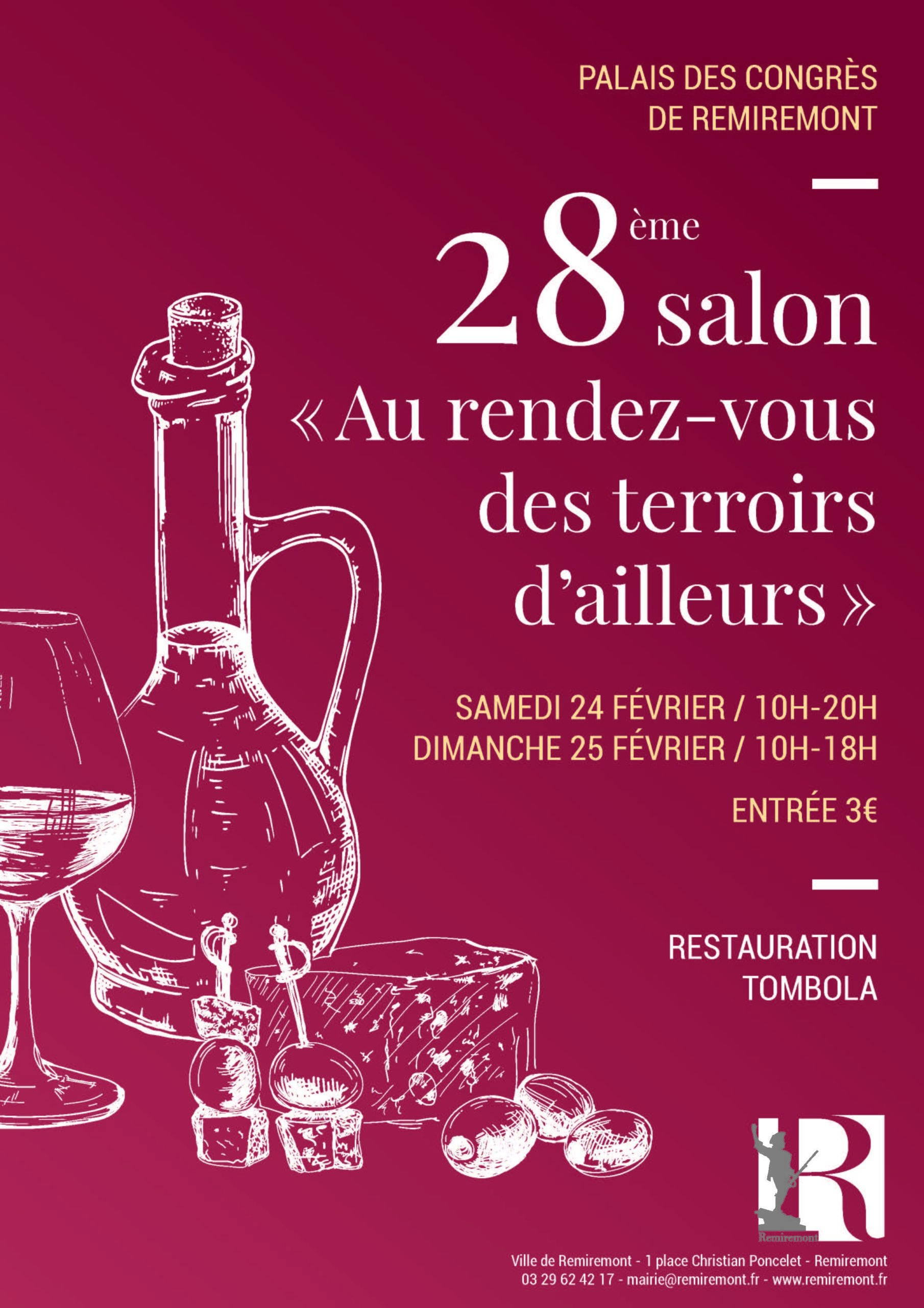 28ème Salon “Au Rendez-vous des Terroirs d’Ailleurs” de Remiremont