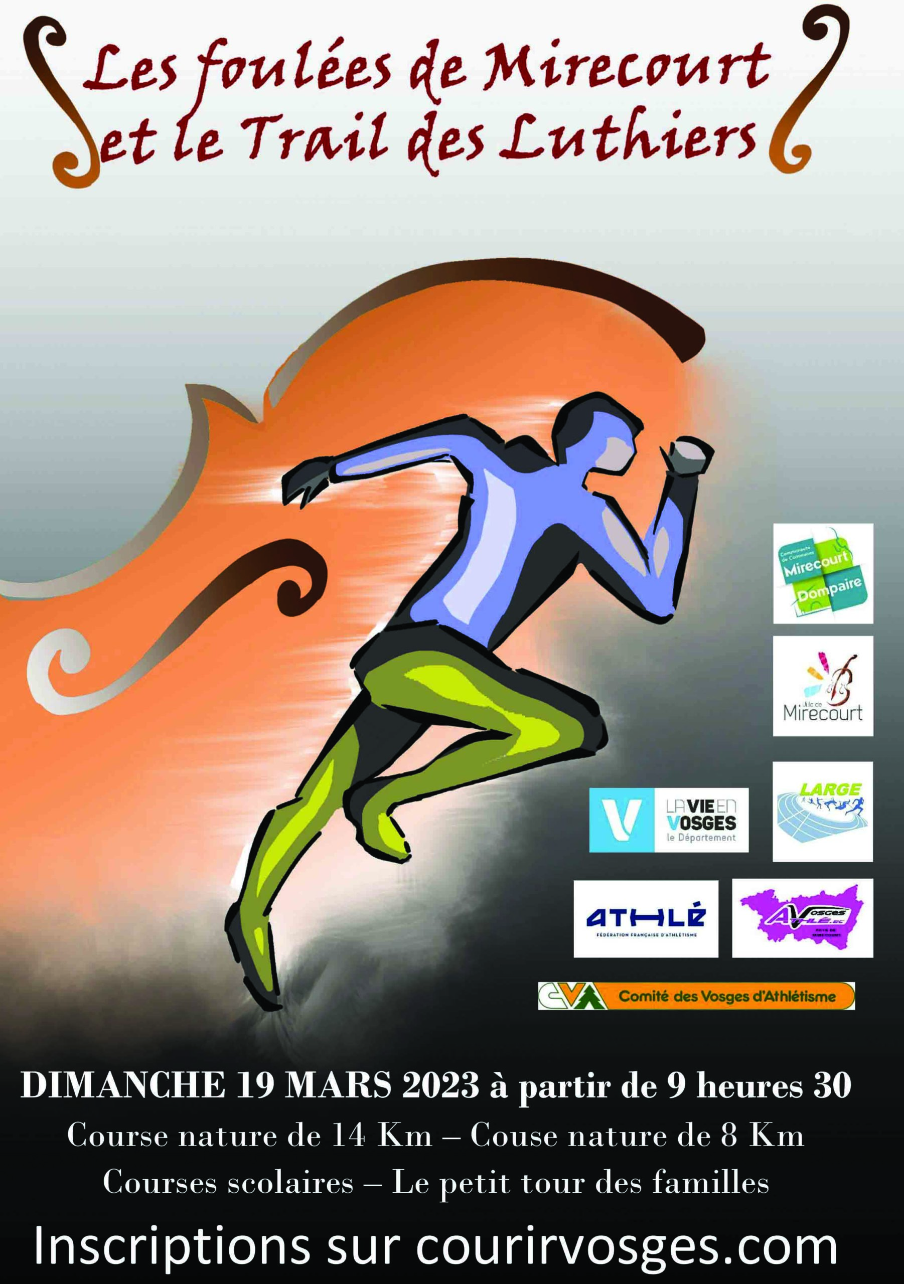 Foulées de Mirecourt Trail des Luthiers Foulées de Mirecourt Trail des Luthiers