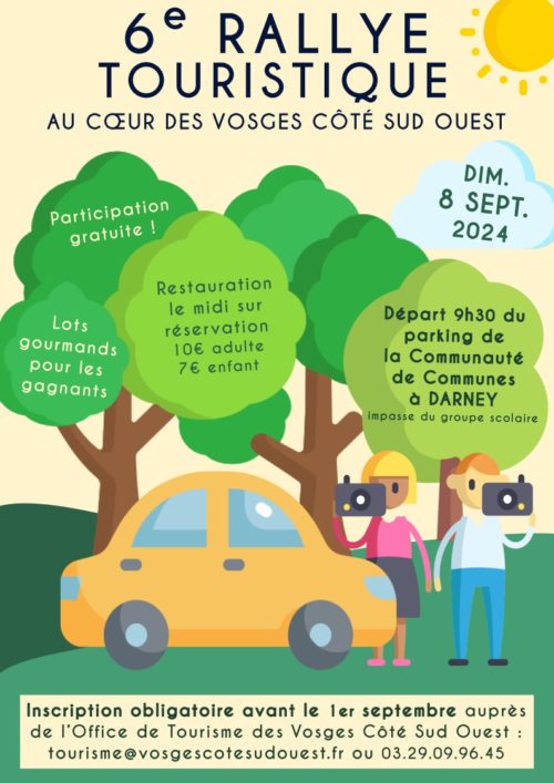 Rallye touristique au coeur des Vosges Côté Sud Ouest – 2024