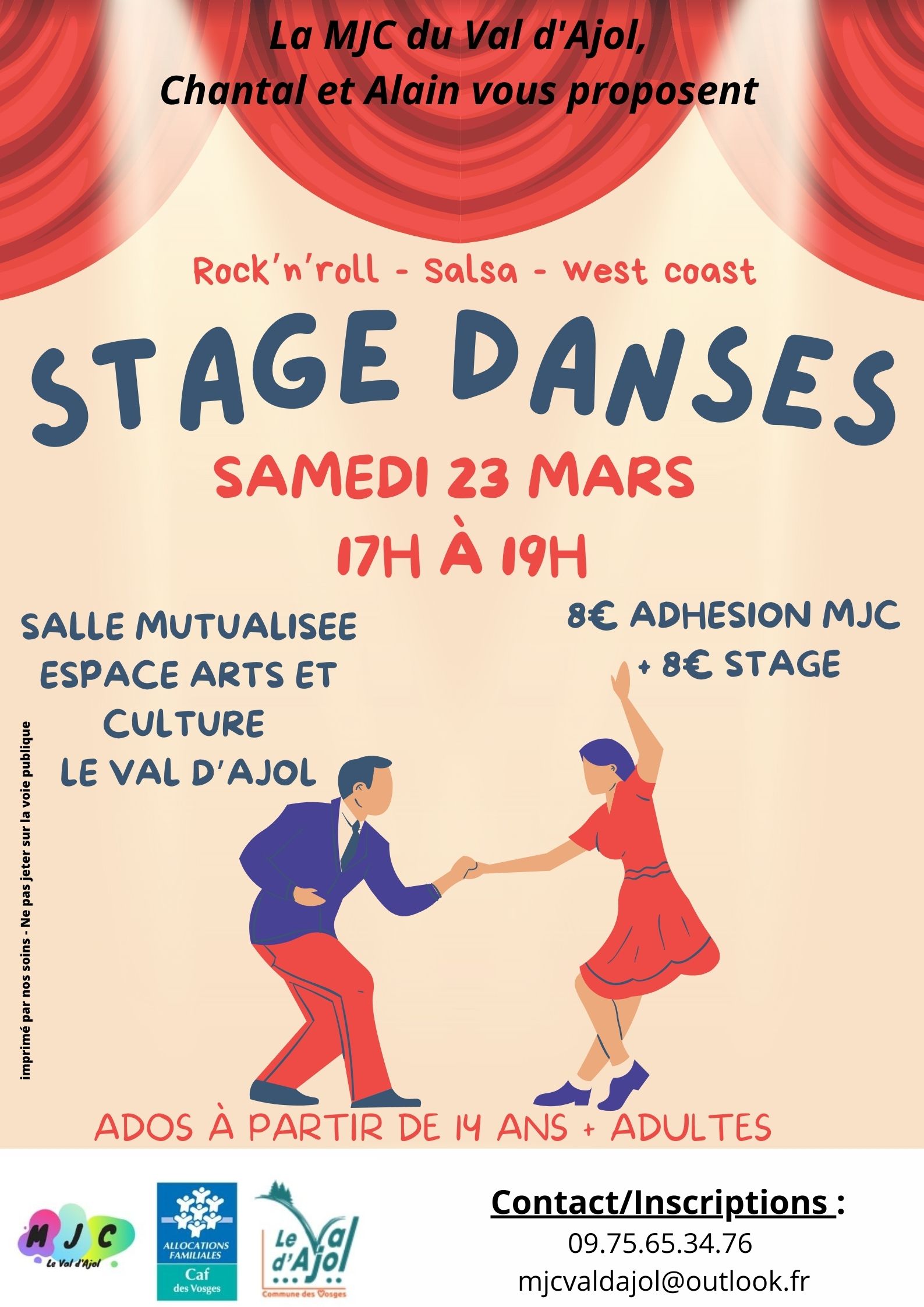 Stage danses Rock’n’ roll, Salsa, West coast Stage danses Rock’n’ roll, Salsa, West coast