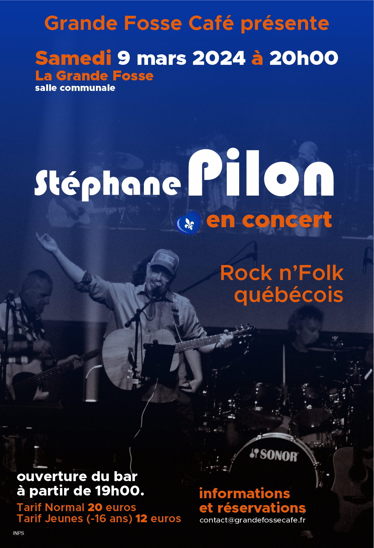 Concert Stéphane PILON – Folk’Rock québecois Concert Stéphane PILON – Folk’Rock québecois