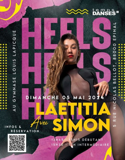 Stages heels avec Laëtitia Simon