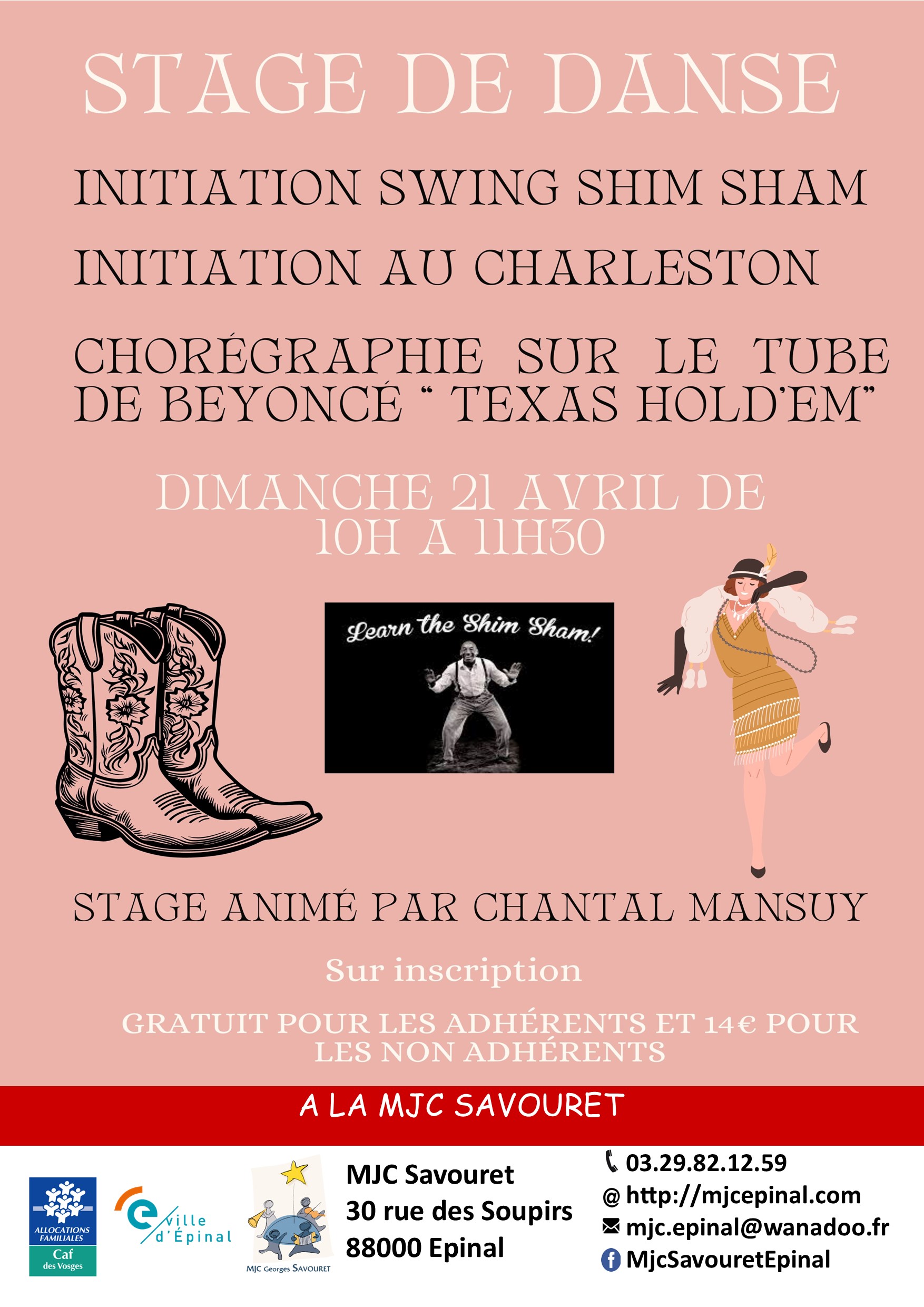 Stage de danse animé par Chantal MANSUY Stage de danse animé par Chantal MANSUY
