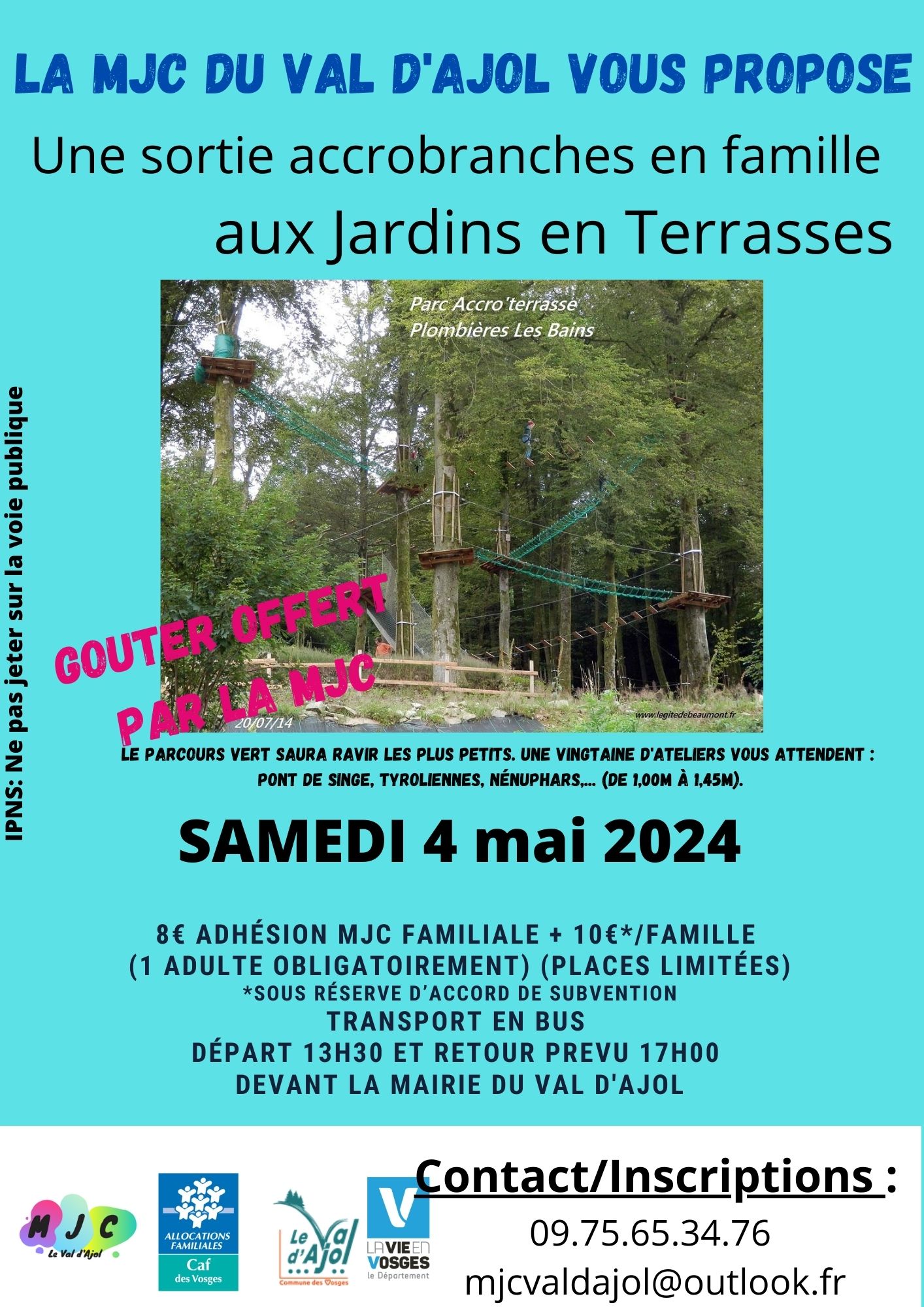 Sortie famille accrobranches Sortie famille accrobranches