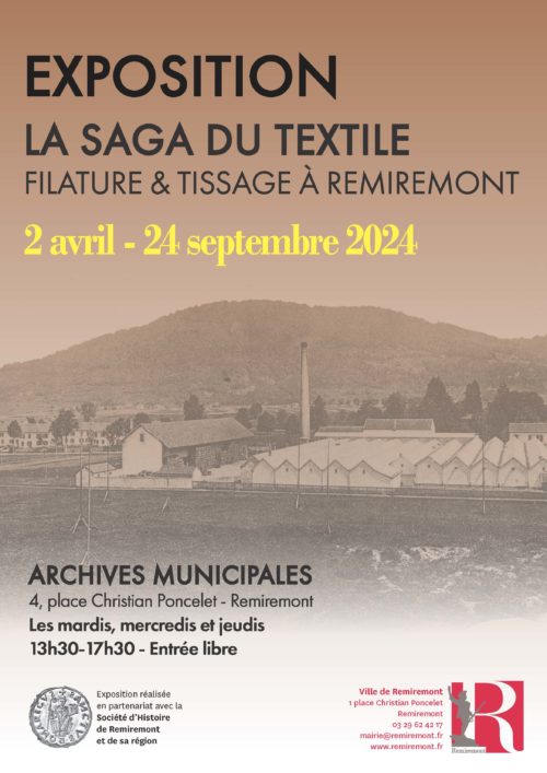 La saga du textile : filature et tissage à Remiremont