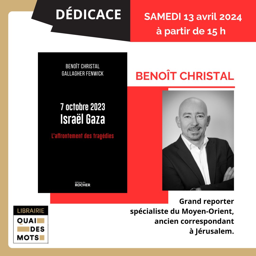 Dédicace de Benoît Christal pour son dernier livre ” 7 octobre ISRAEL GAZA “ Dédicace de Benoît Christal pour son dernier livre ” 7 octobre ISRAEL GAZA “
