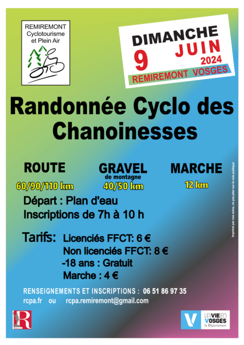 Rando Cyclo des Chanoinesses Remiremont