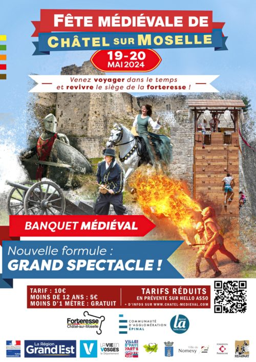 Forteresse de Châtel-sur-Moselle – 19ème édition des Médiévales