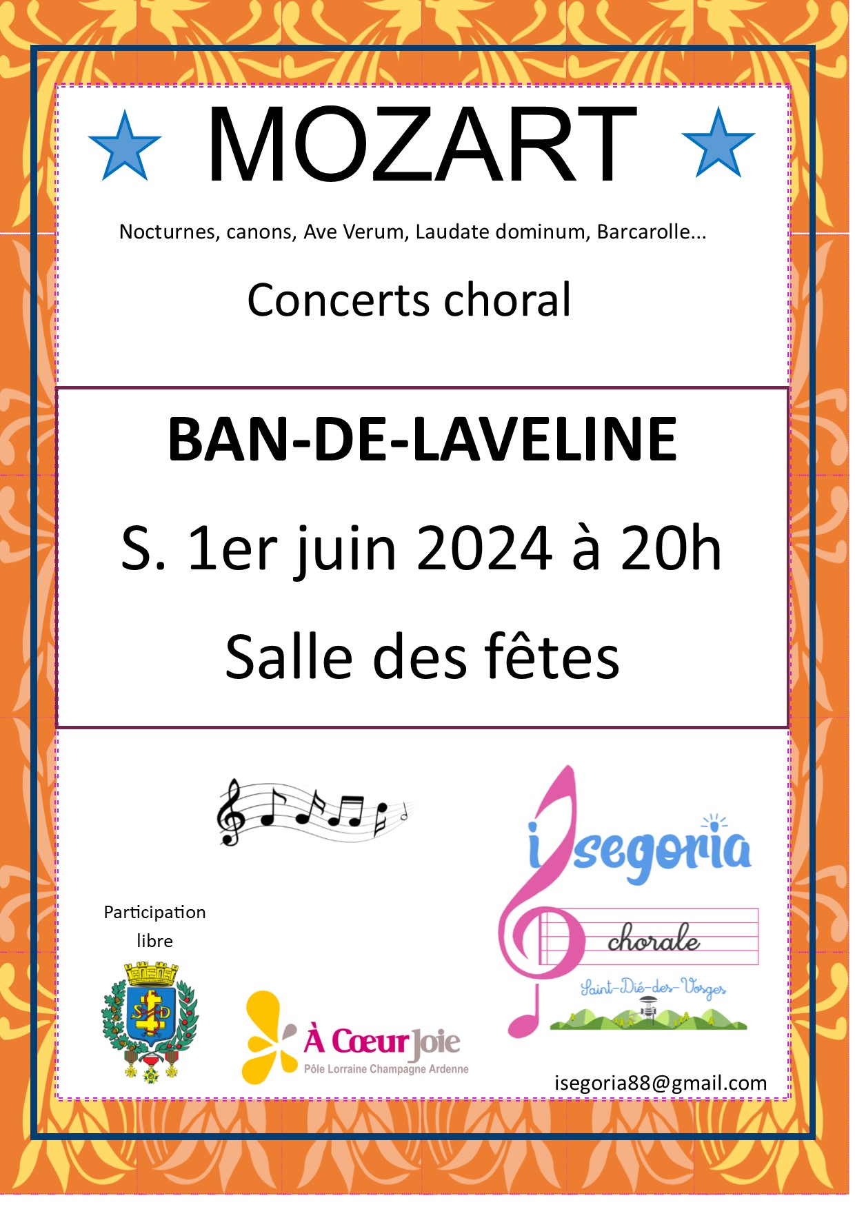 MOZART à Ban de Laveline