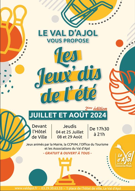 Les jeux’dis de l’été au Val d’Ajol