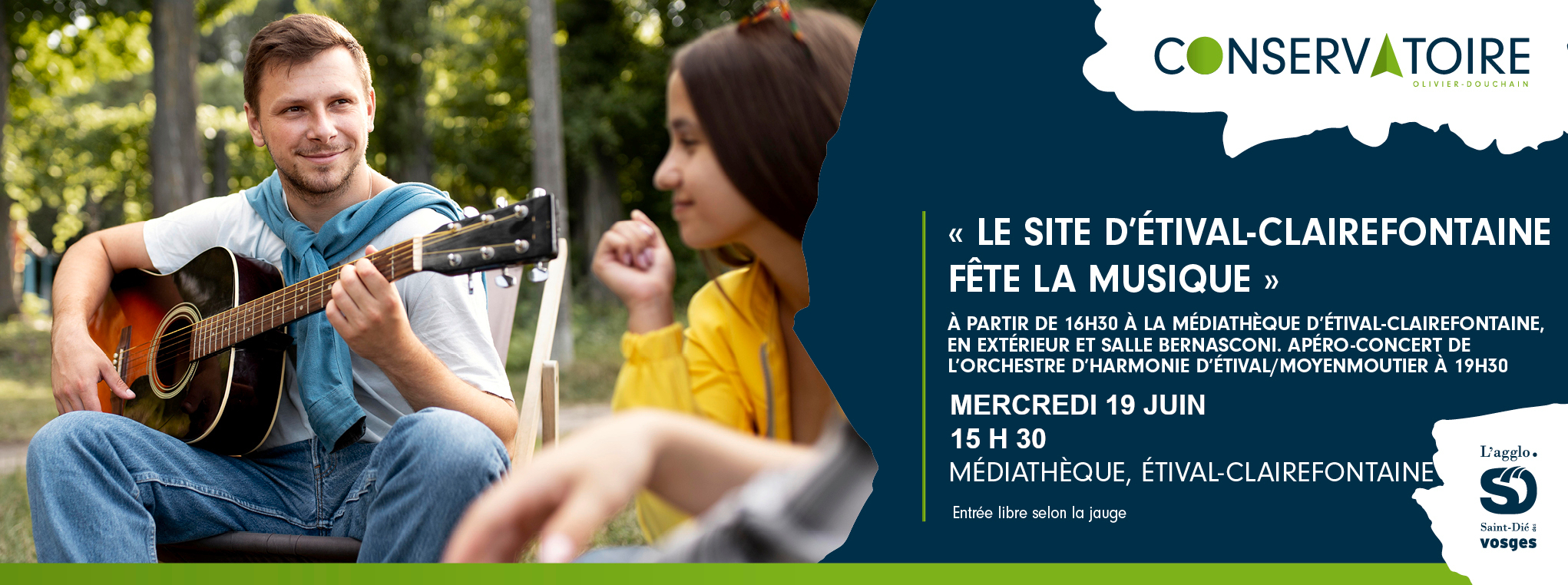 Le site d’Étival-Clairefontaine fête la musique Le site d’Étival-Clairefontaine fête la musique