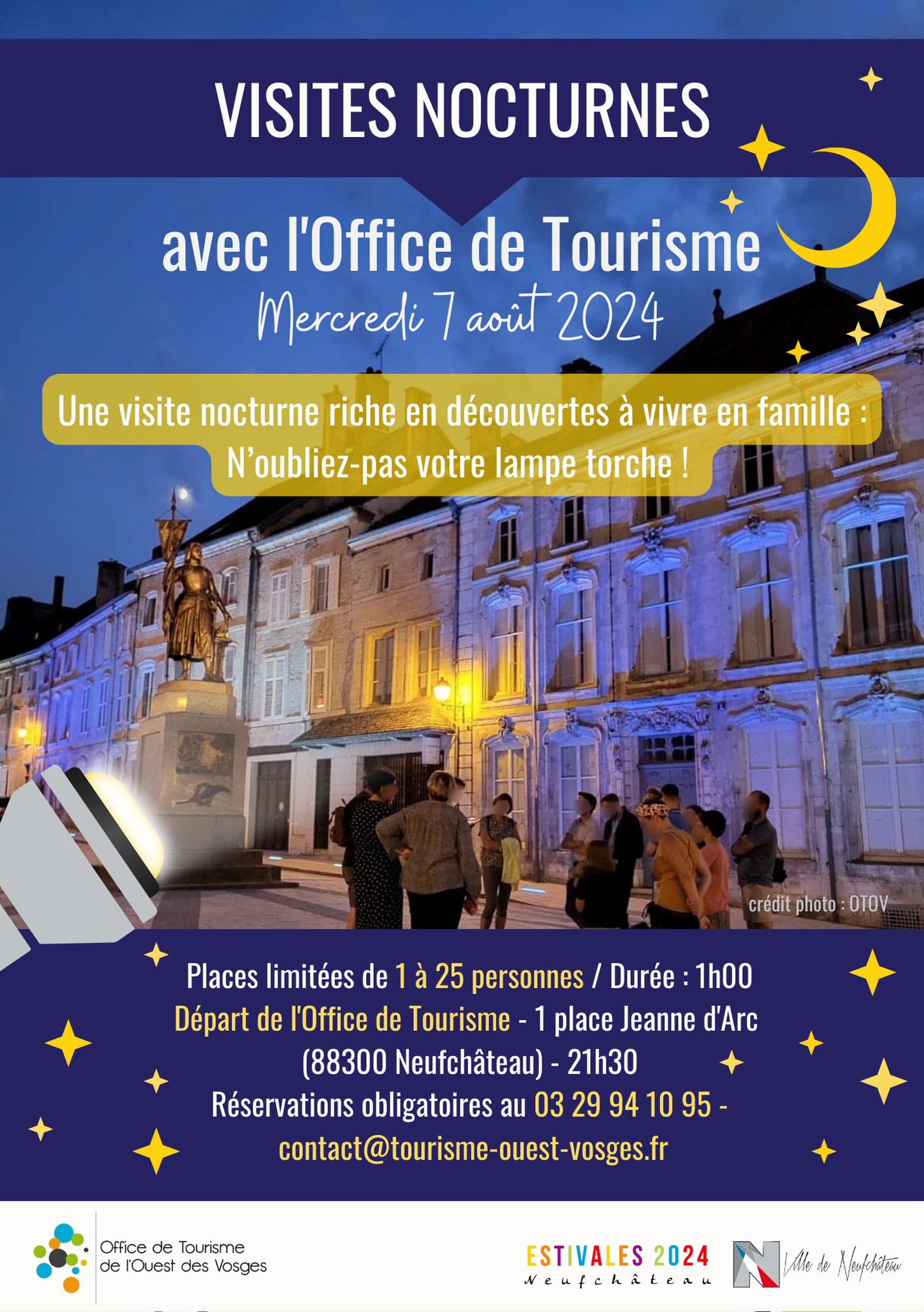 Visites Nocturnes avec l’Office de Tourisme Visites Nocturnes avec l’Office de Tourisme