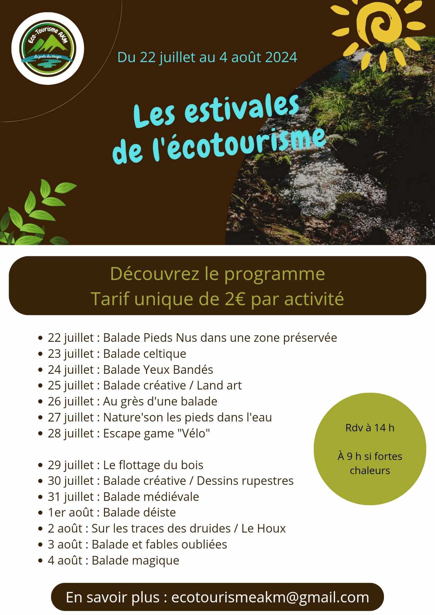 Nature’son les pieds dans l’eau Nature’son les pieds dans l’eau