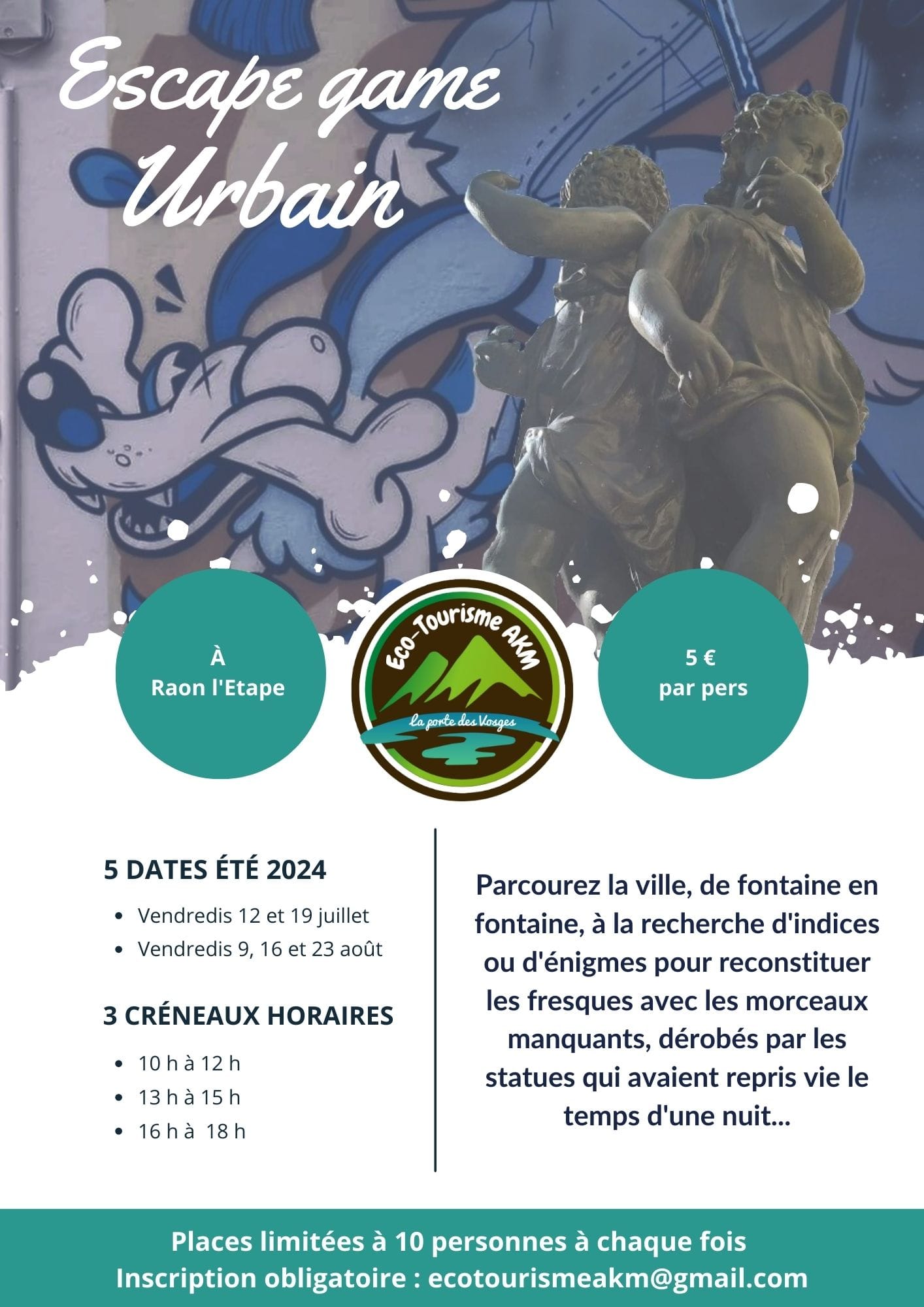 Escape Game Fontaines et fresques