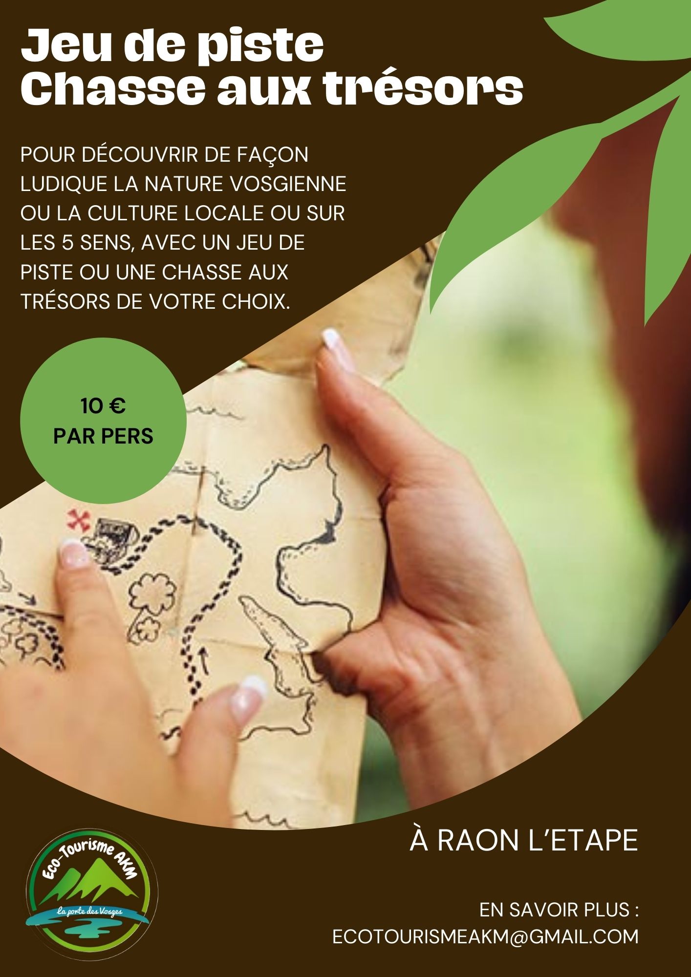 Jeu de piste autour des 5 sens.