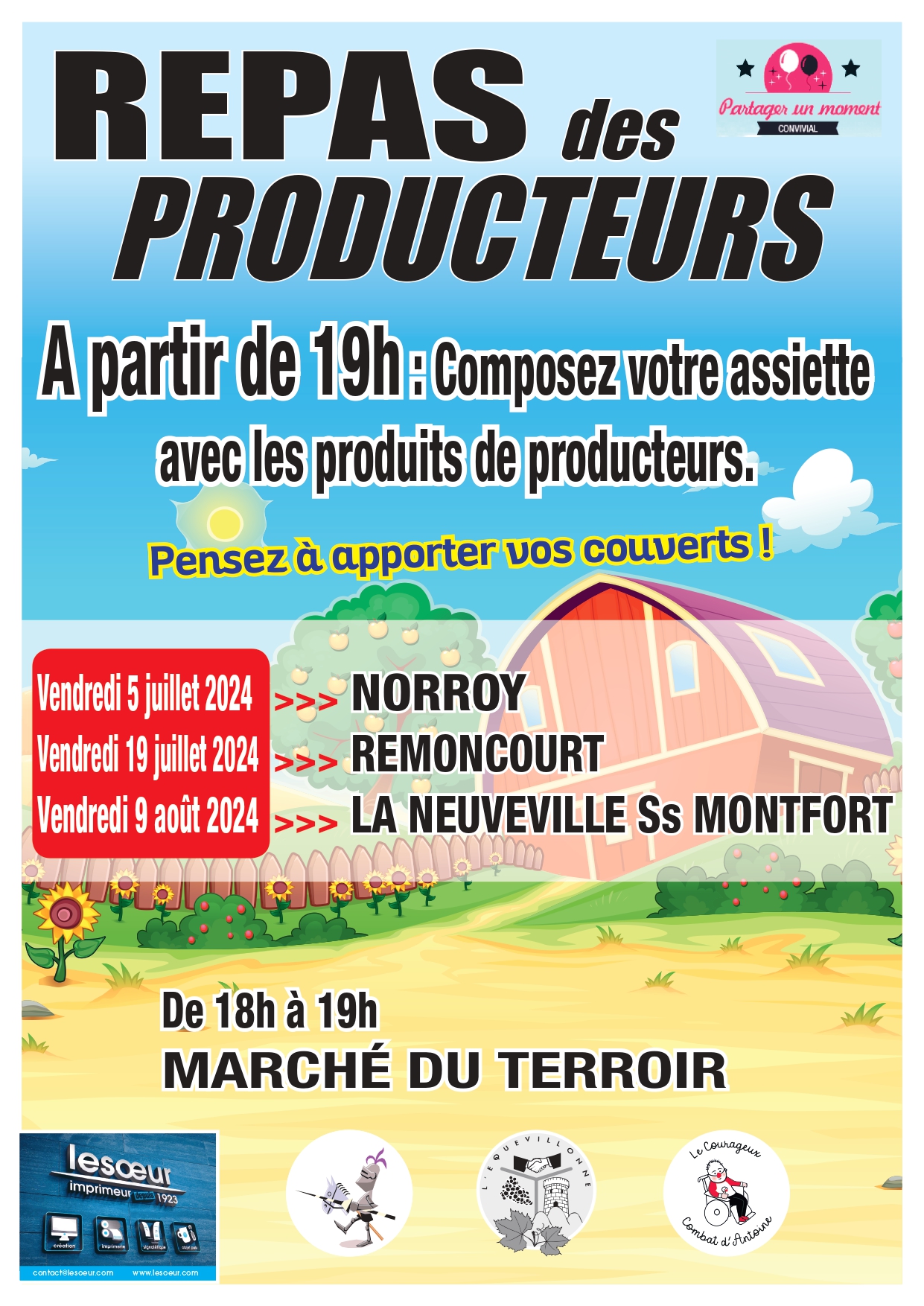 REPAS DES PRODUCTEURS