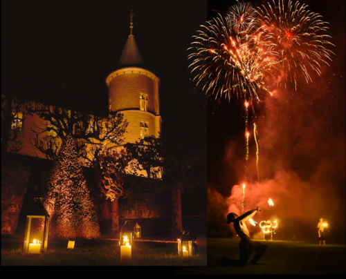 Le château de Bourlémont s’illumine de 1000 feux