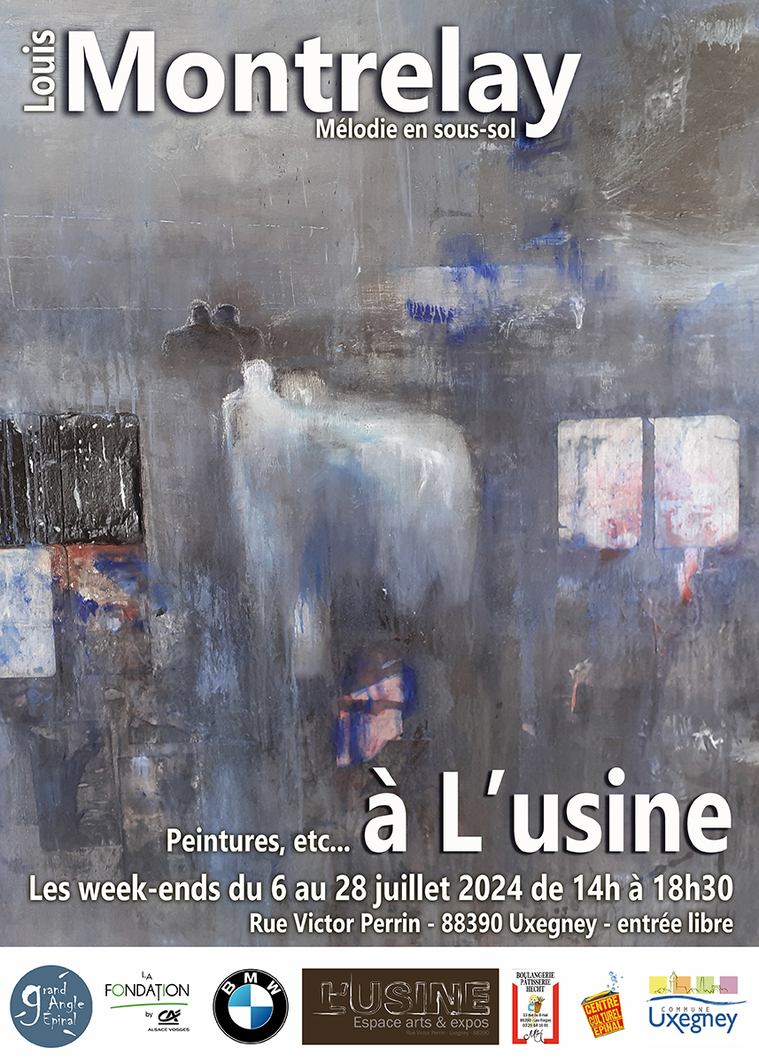 Liliane Voirin, Louis Montrelay et Kaza exposent à L’Usine !