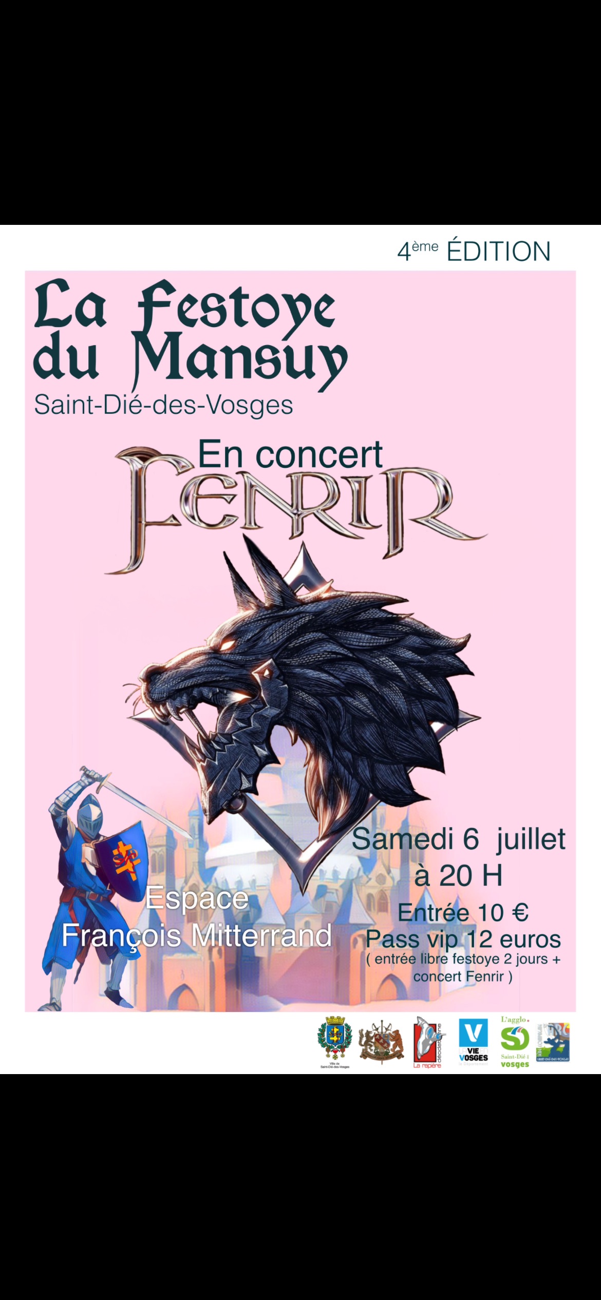 Concert du groupe folk metal Fenrir Concert du groupe folk metal Fenrir