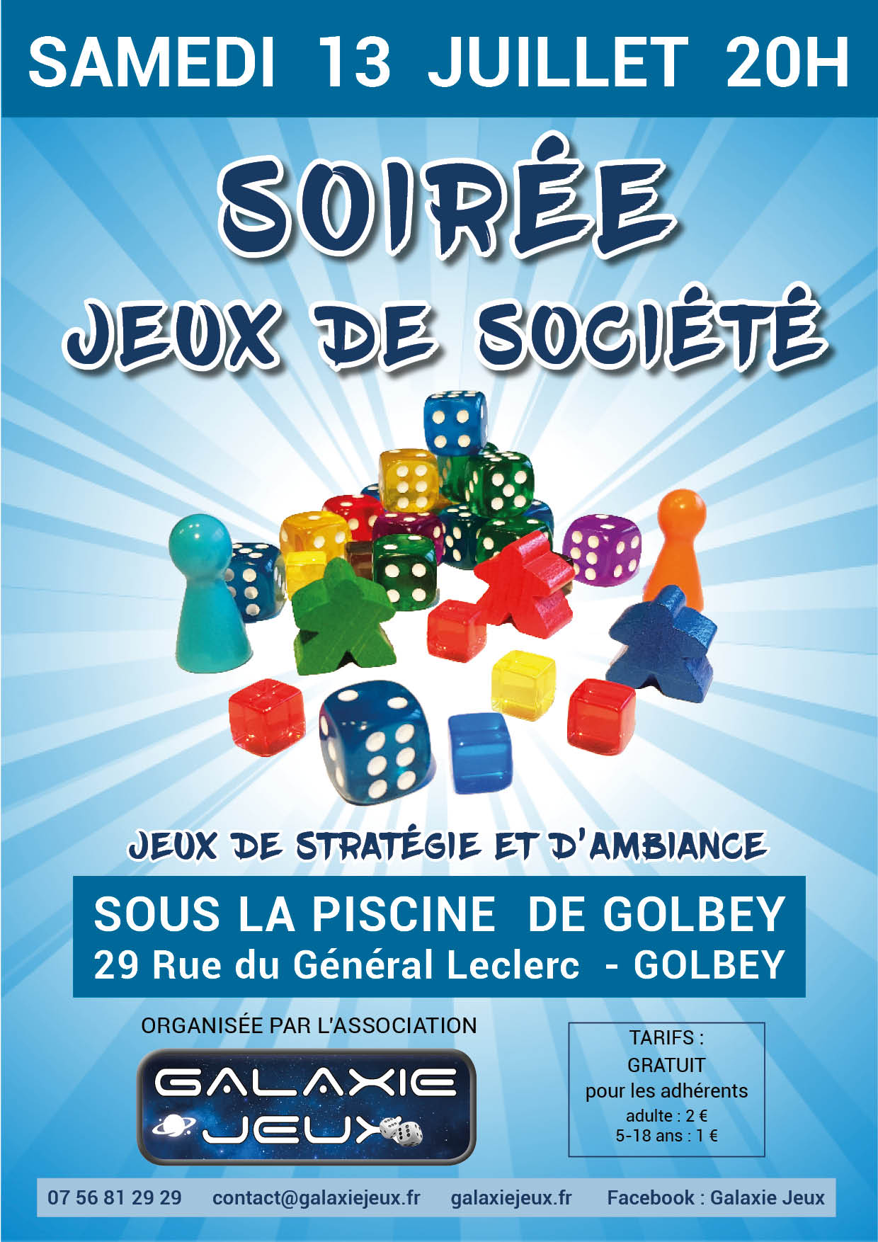Soirée Jeux de société Soirée Jeux de société