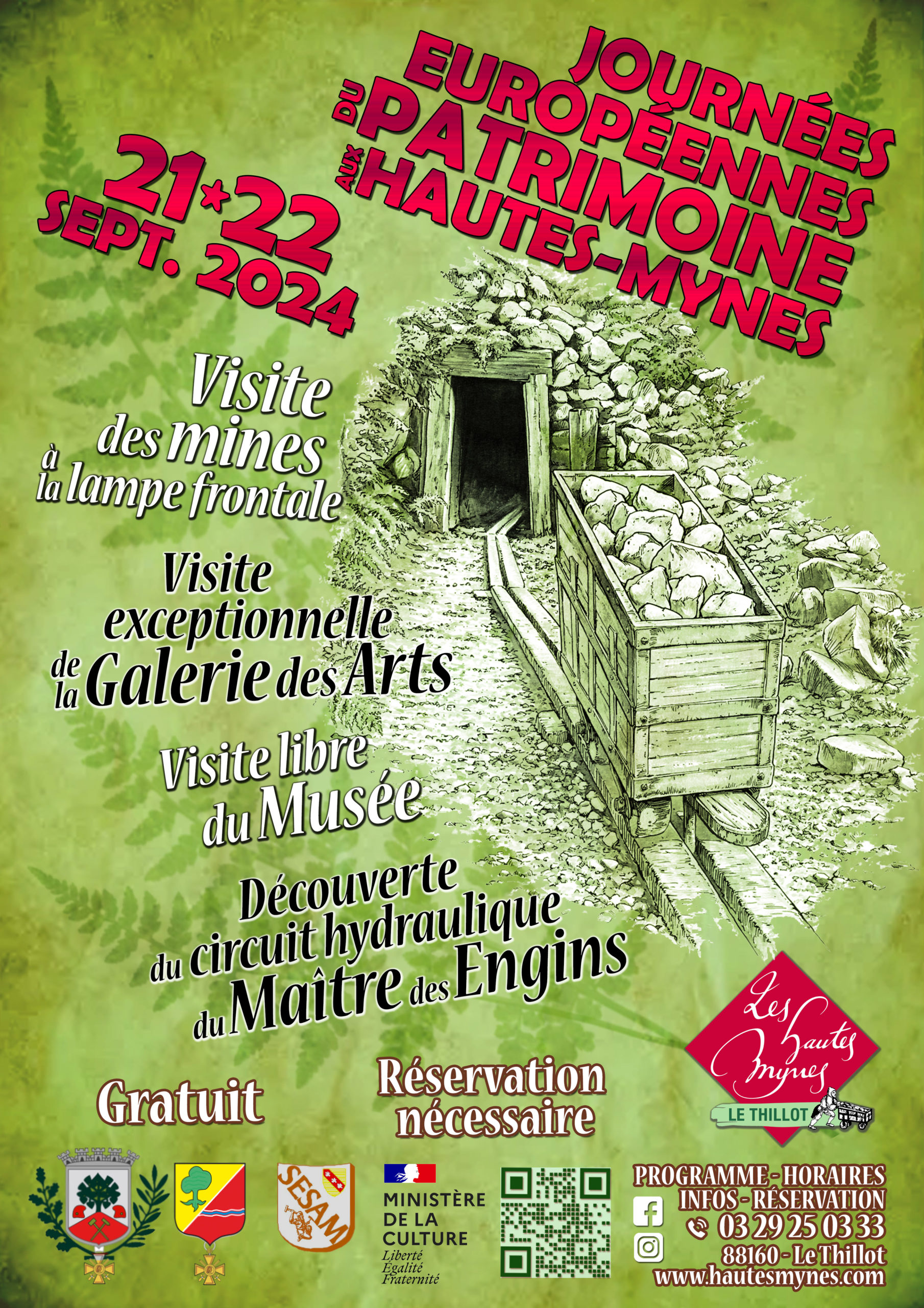 Journées européennes du Patrimoine aux Hautes-Mynes du Thillot Journées européennes du Patrimoine aux Hautes-Mynes du Thillot