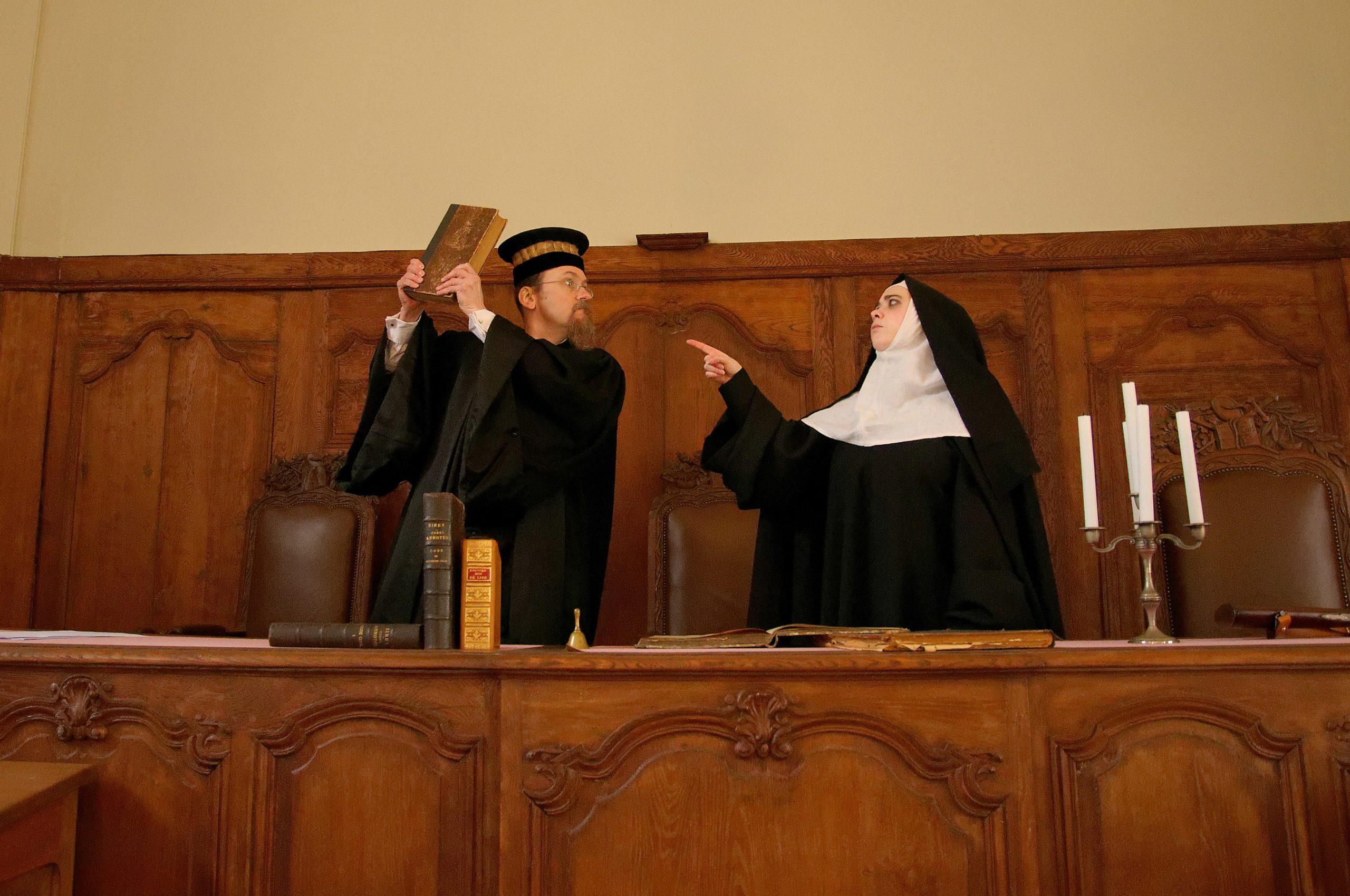Représentations théâtralisées “Par Contumace !” dans un ancien tribunal