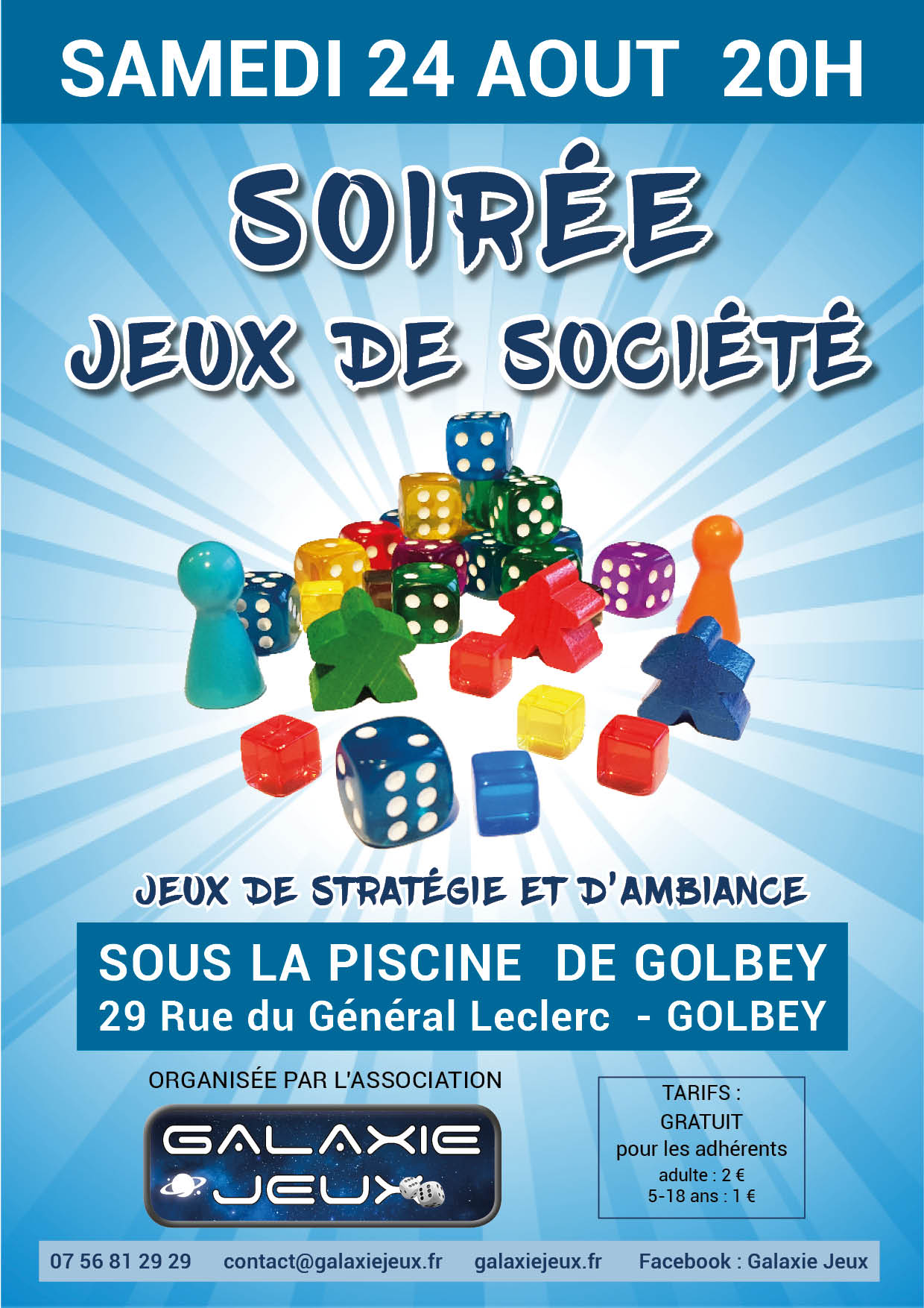Soirée Jeux de société Soirée Jeux de société