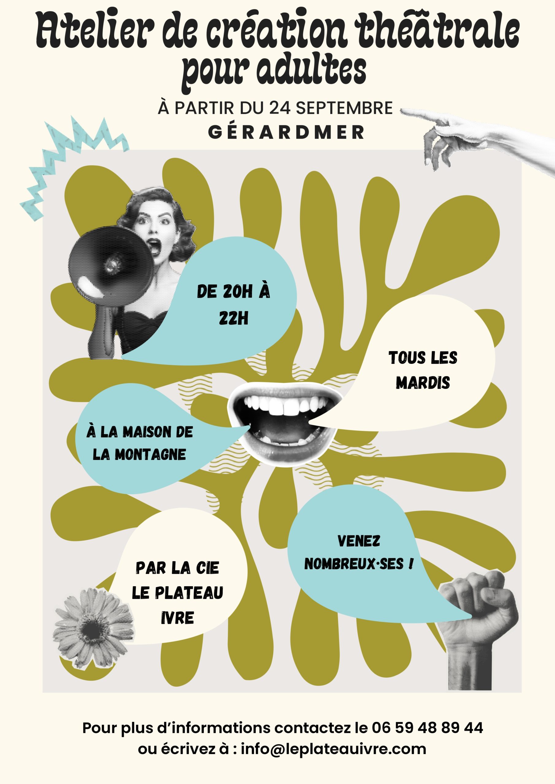 Atelier de création théâtrale pour adulte