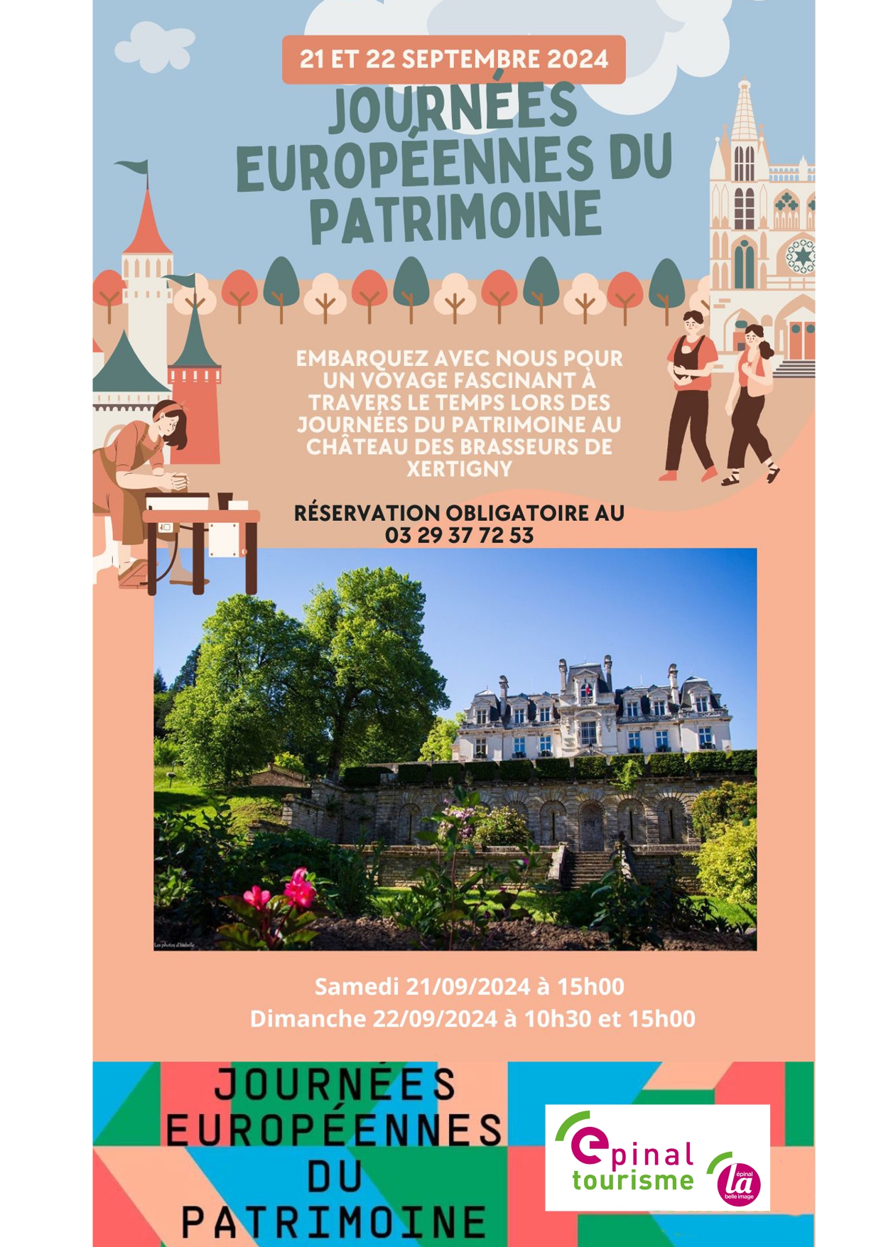 Journées Européennes du Patrimoine : visite guidée du château des brasseurs. Journées Européennes du Patrimoine : visite guidée du château des brasseurs.