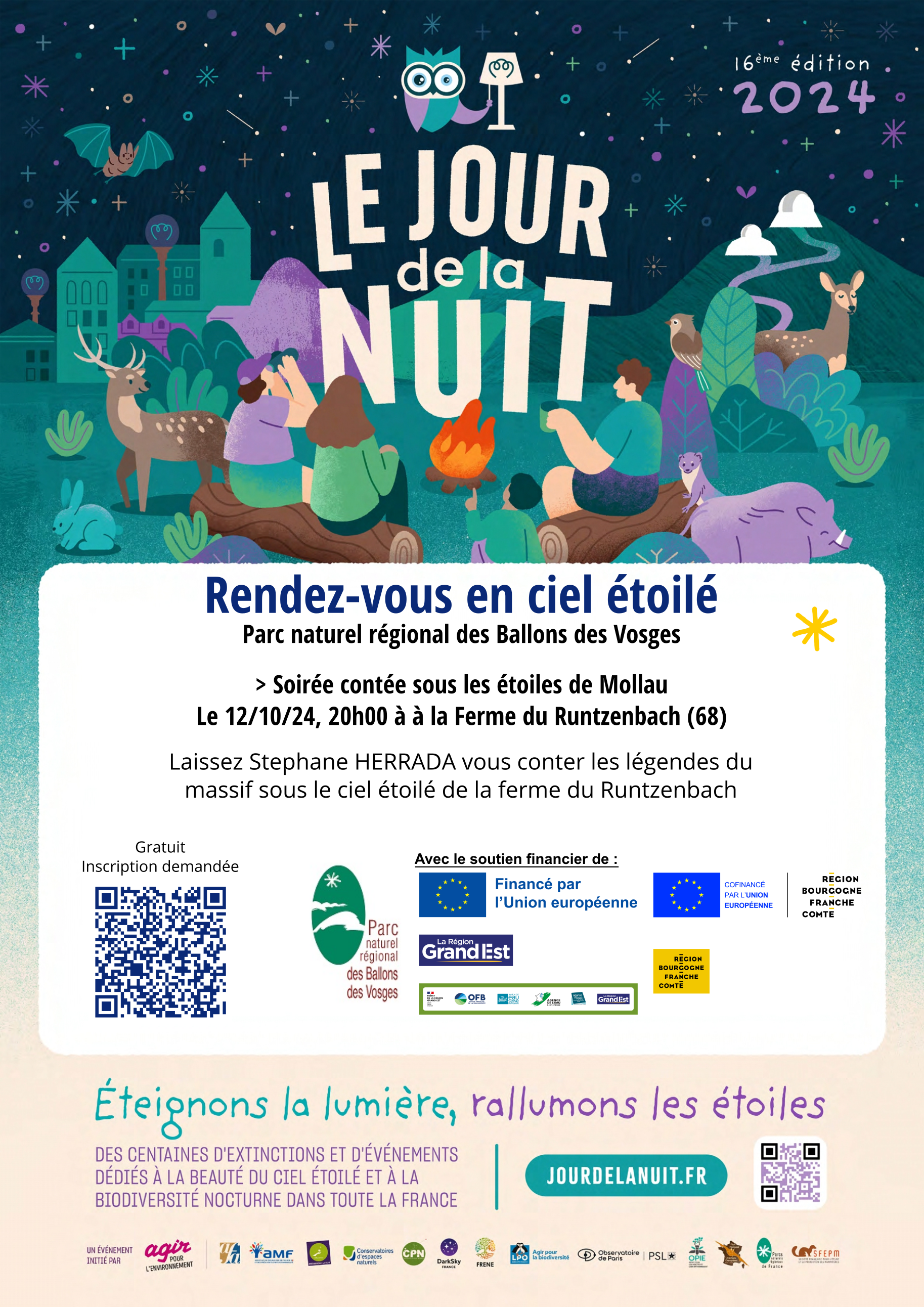 Soirée contée sous les étoiles de Mollau