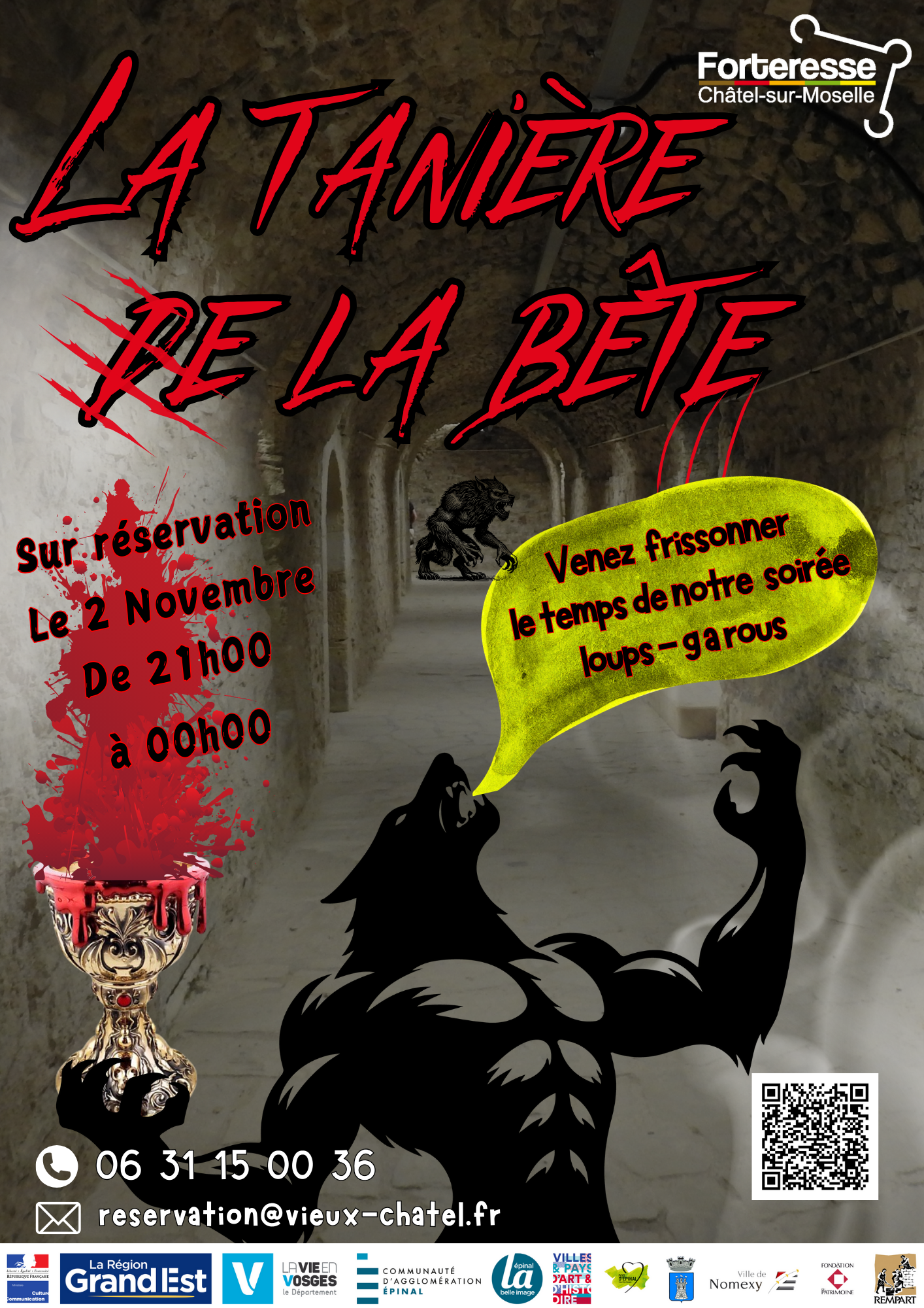 Soirée Halloween : “La Tanière de la Bête”