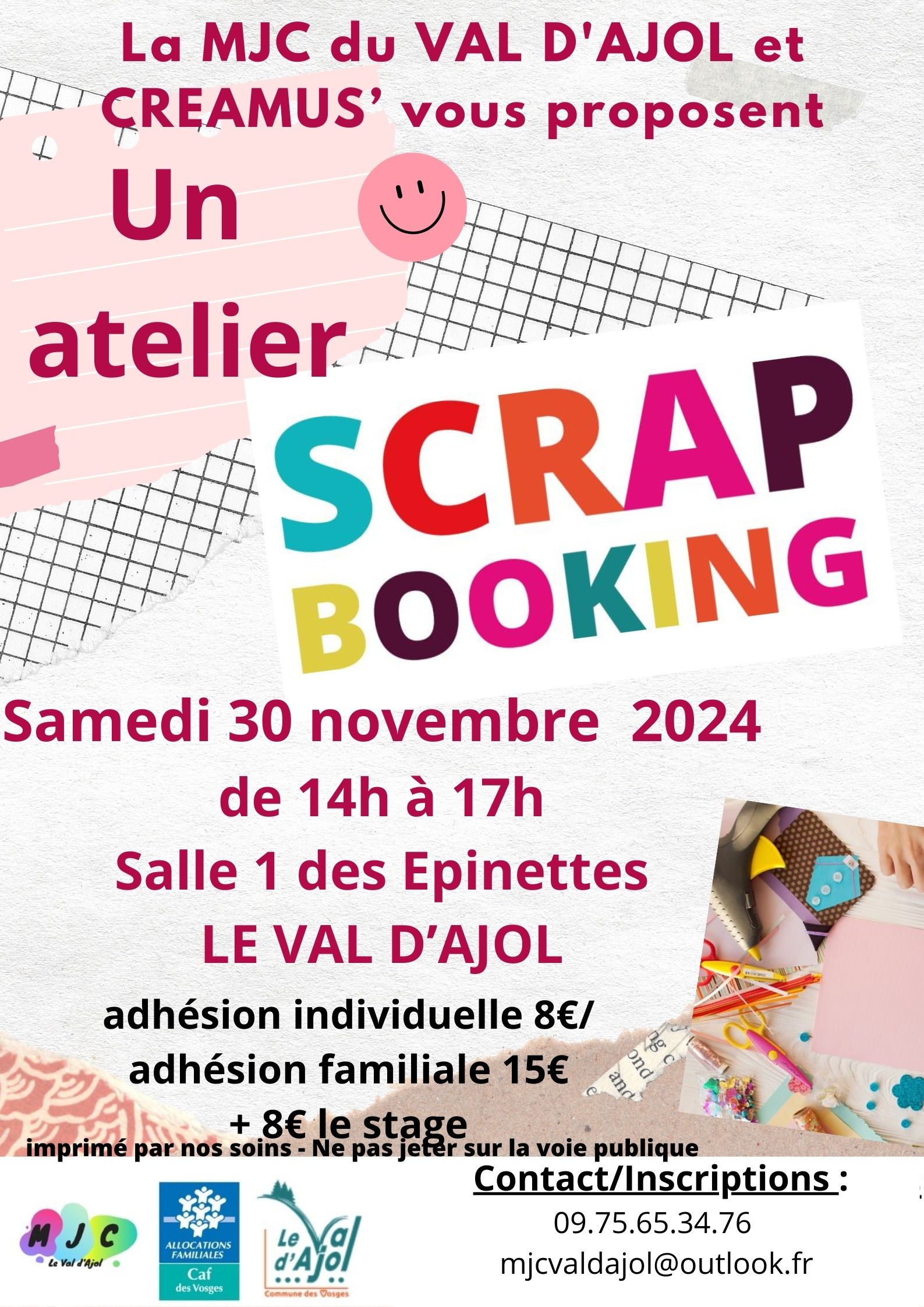 Atelier scrapbooking Atelier scrapbooking