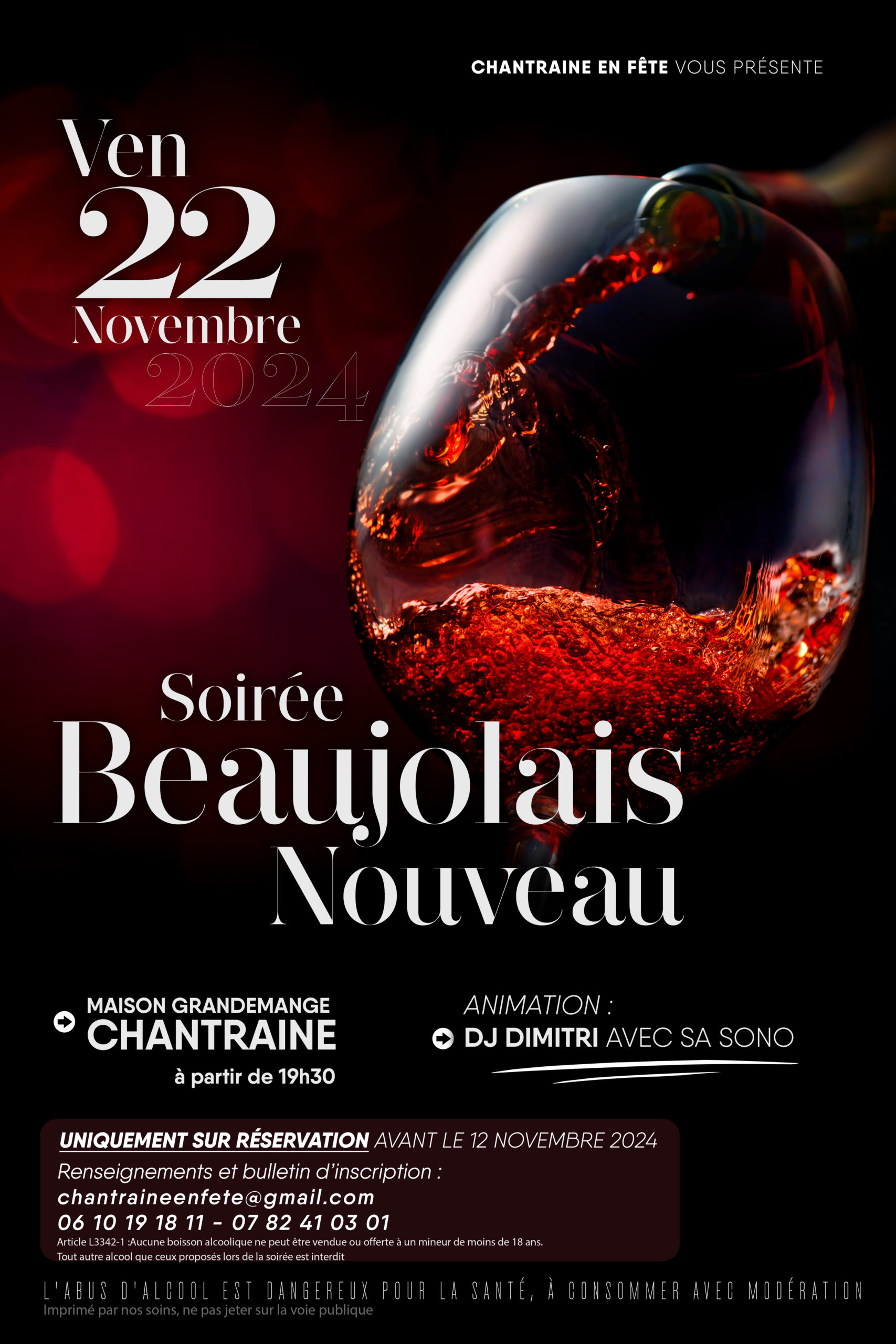 Soirée Beaujolais Nouveau 2024 Soirée Beaujolais Nouveau 2024