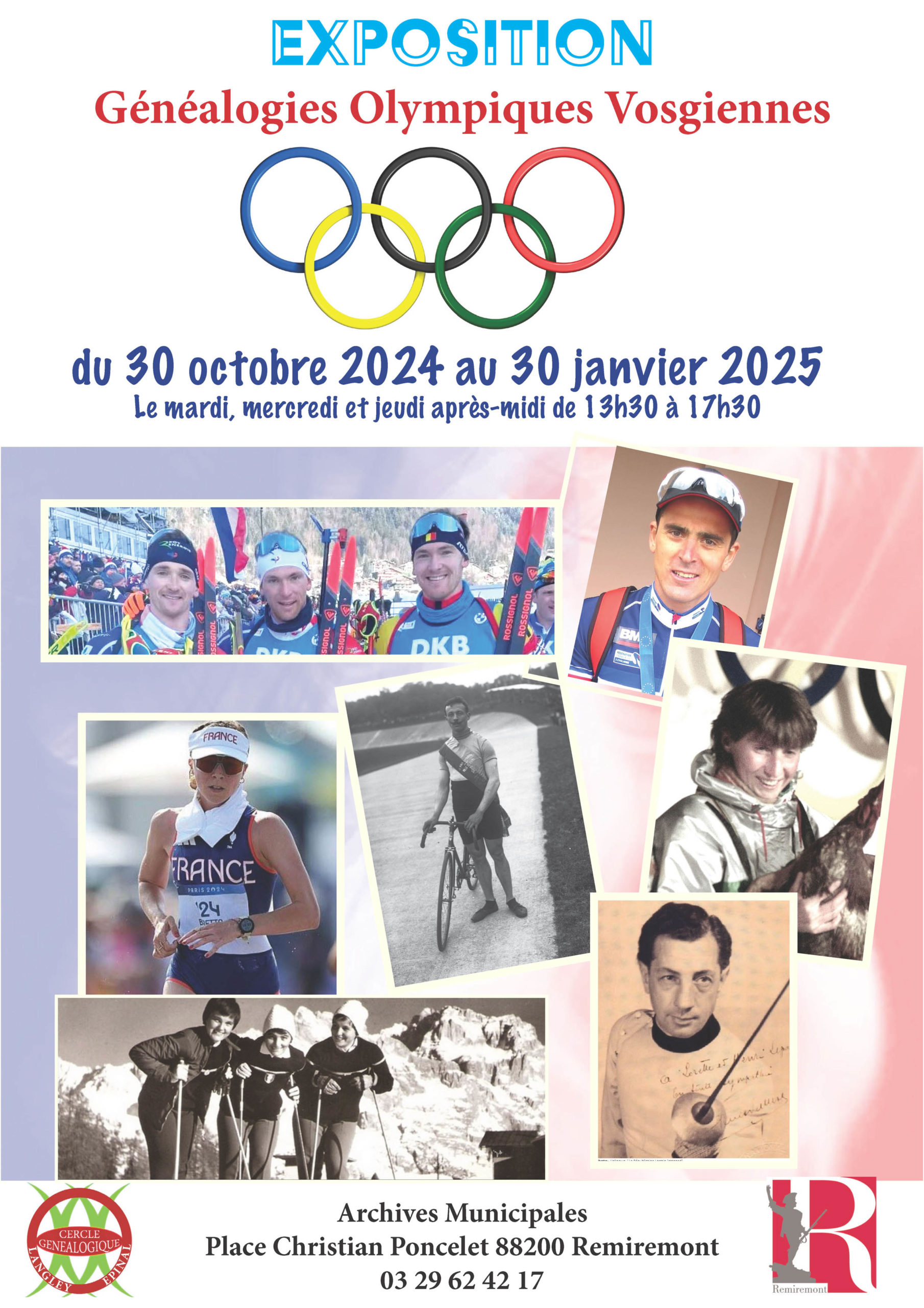 Exposition “Généalogies Olympiques Vosgiennes”
