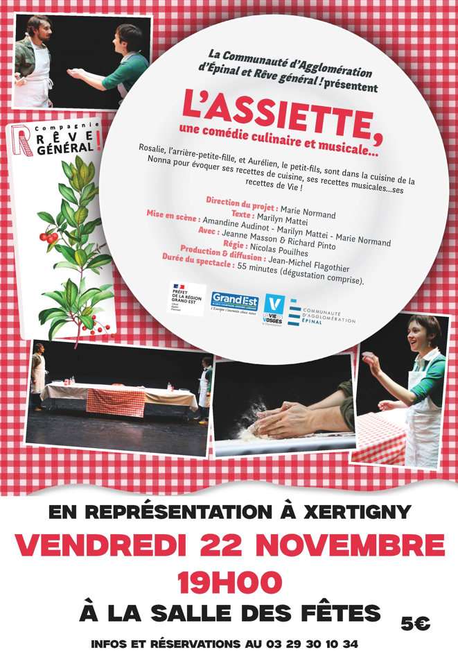 Représentation Théâtrale “L’Assiette”