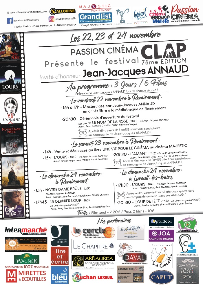 Clap Jean-Jacques Annaud Remiremont