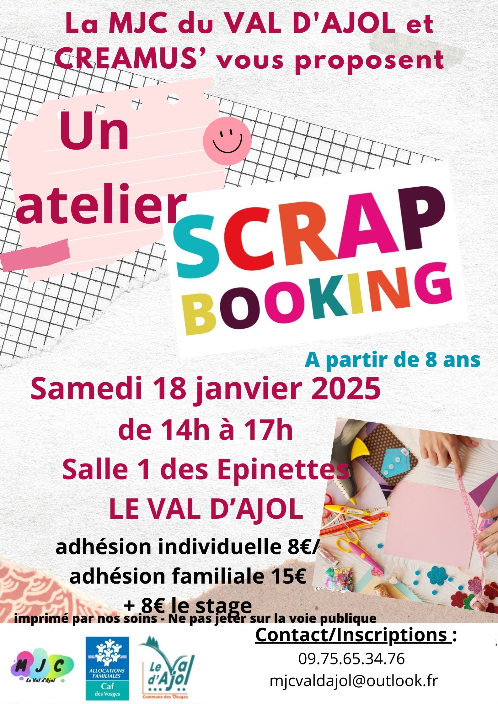 Atelier scrapbooking