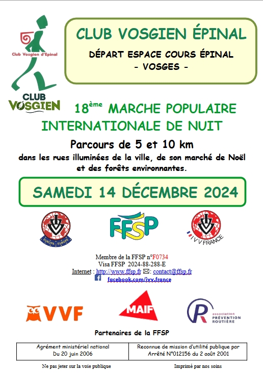 18ème Marche Populaire de Nuit