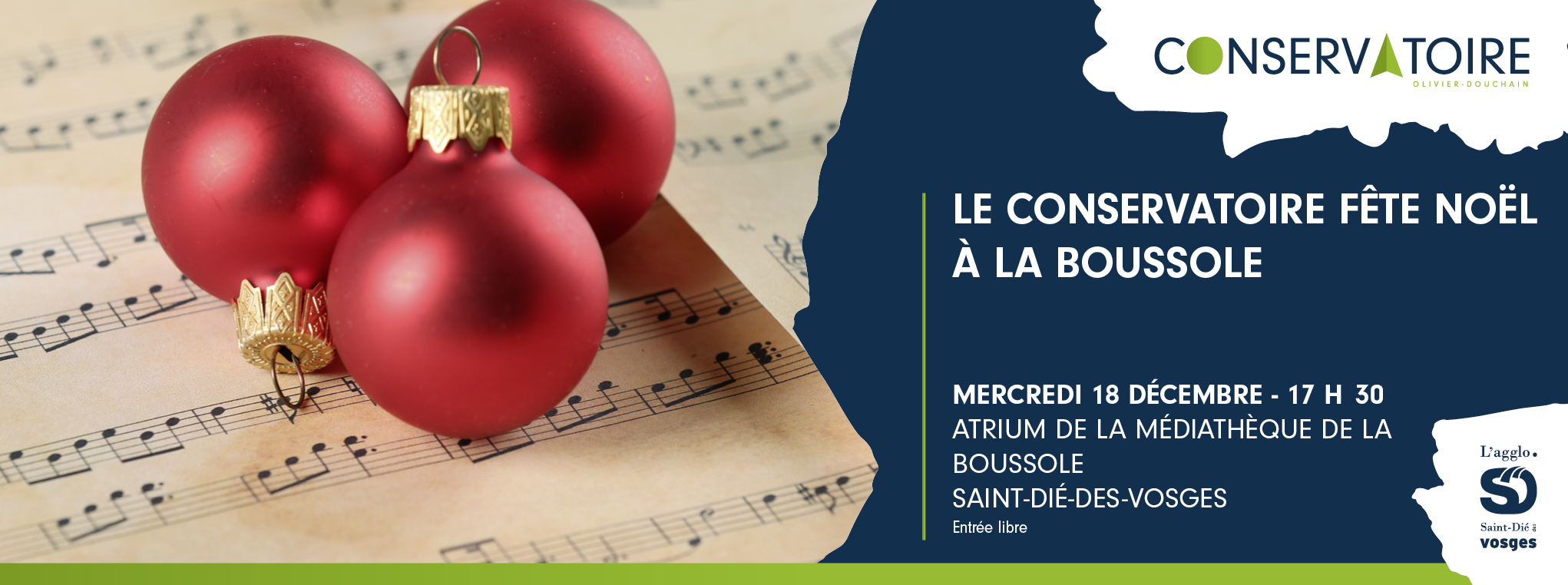 Le Conservatoire fête Noël à La Boussole