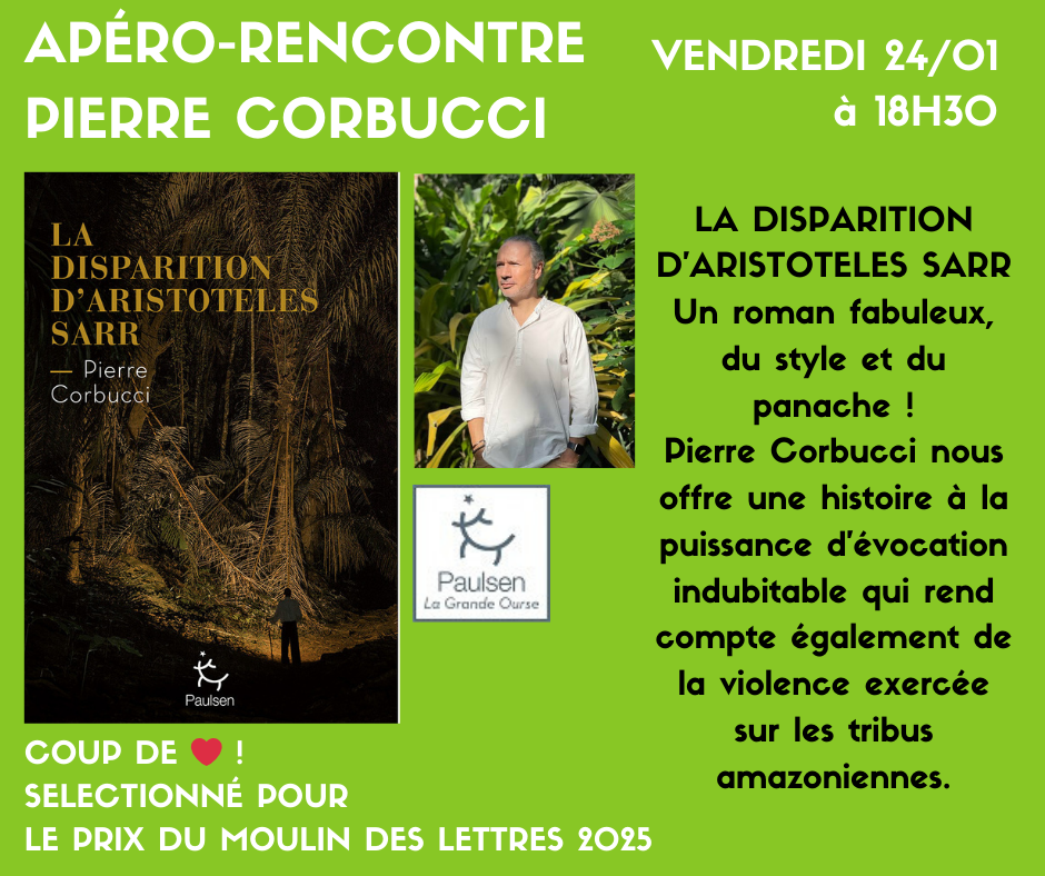 APÉRO-RENCONTRE AVEC PIERRE CORBUCCI