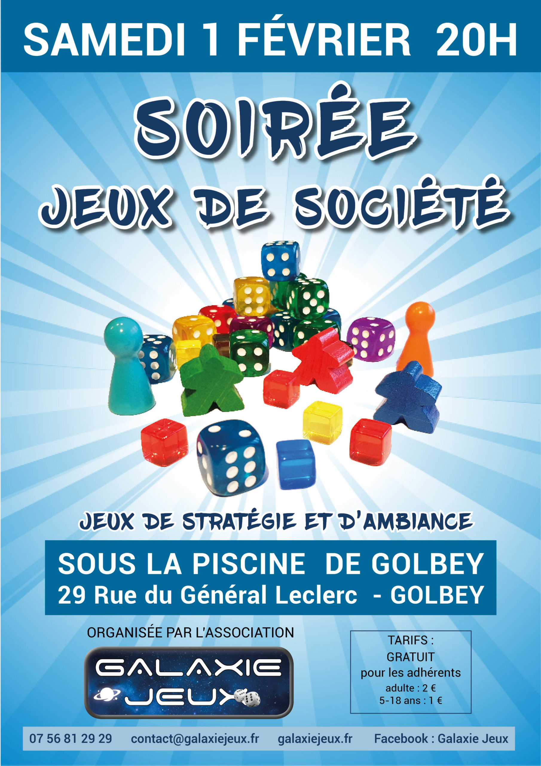 Soirée Jeux de Société Soirée Jeux de Société