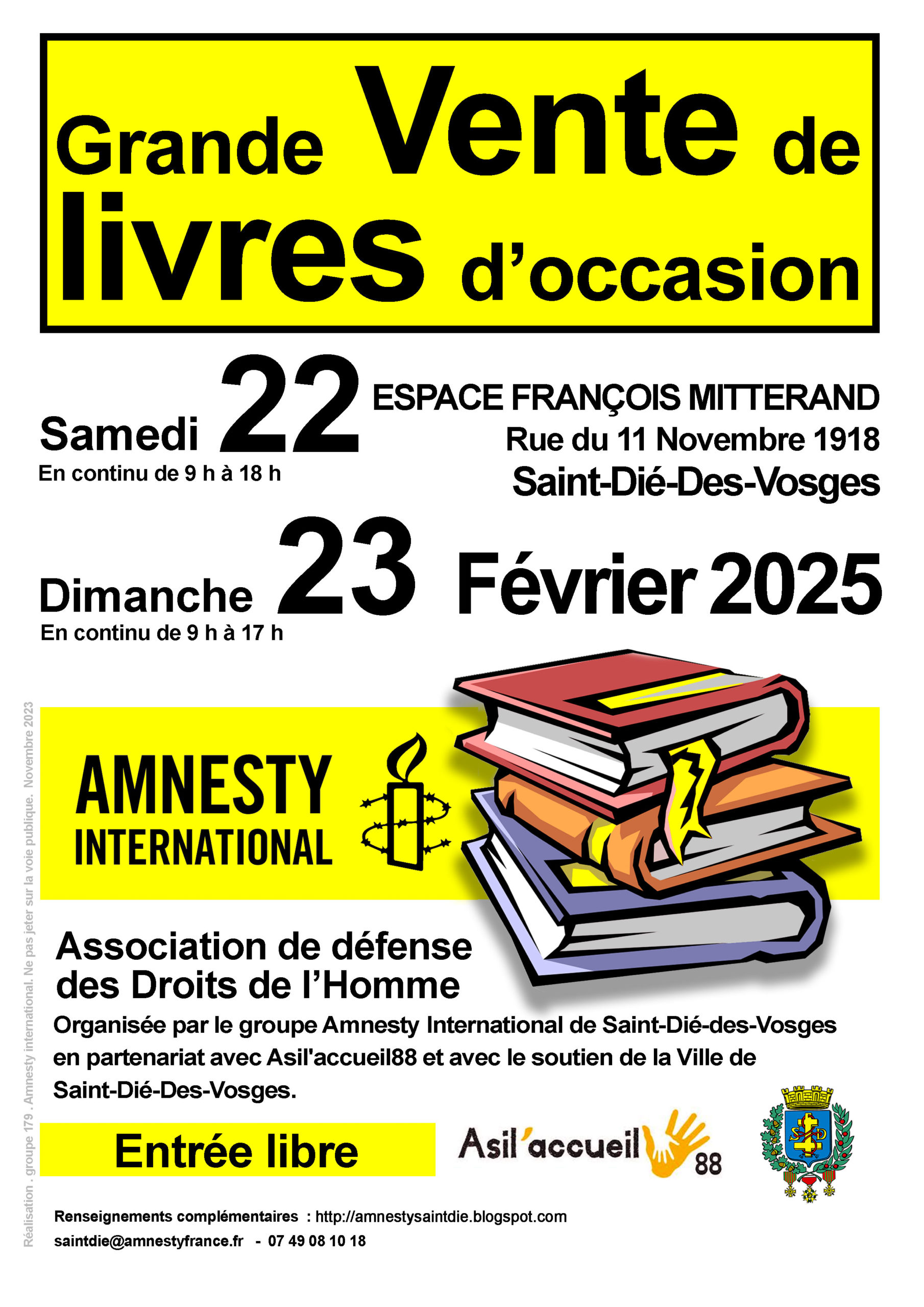 GRANDE VENTE DE LIVRES