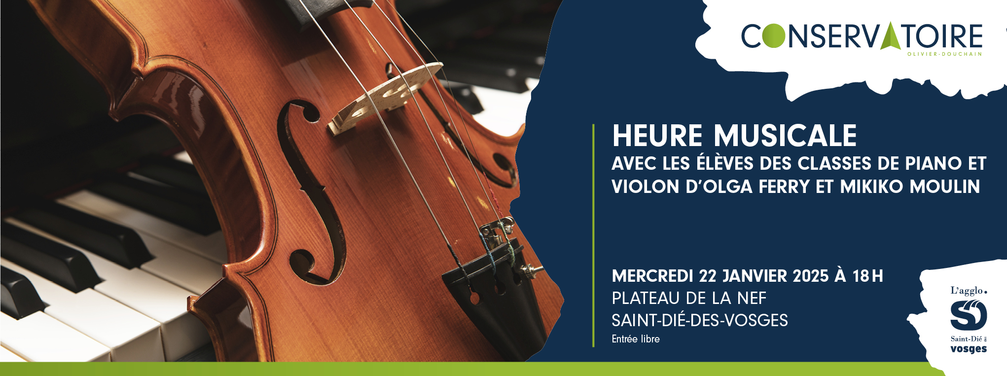 Heure Musicale des élèves des classes de violon et piano