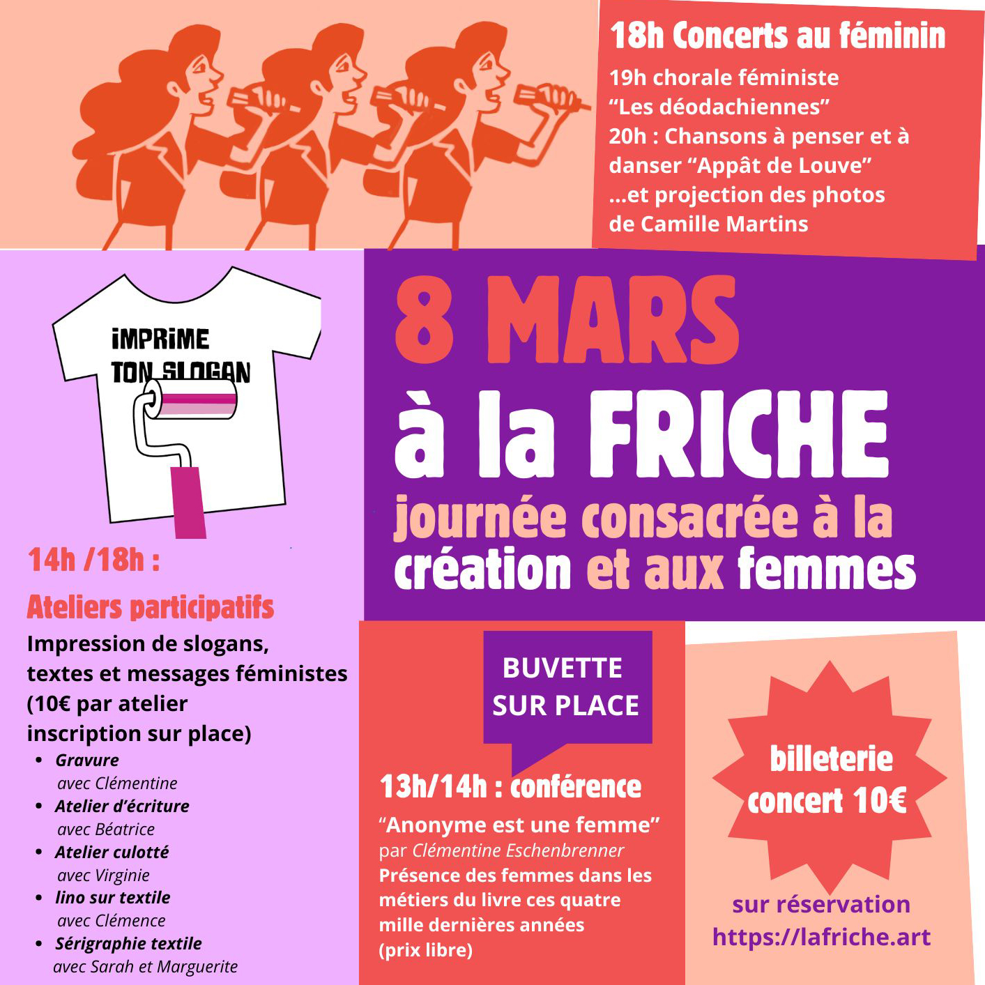 Le 8 MARS à LA FRICHE !