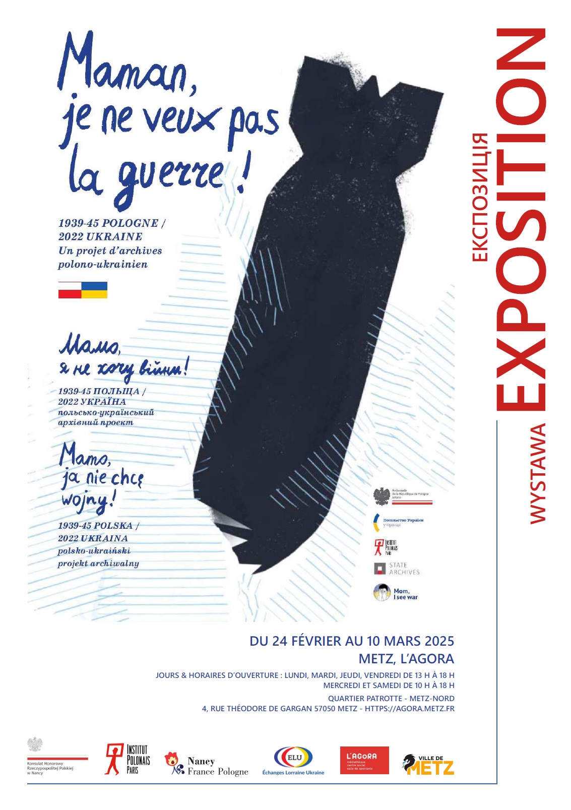 Exposition « Maman, je ne veux pas la guerre ! »