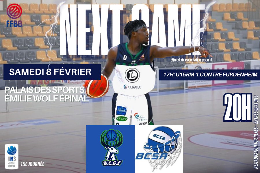 Match NM3 BCGE VS Saint André les Vergers