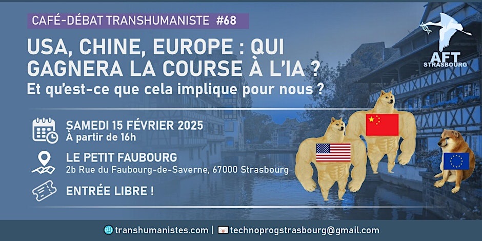 Café-Débat : « USA, Chine, Europe : qui gagnera la course à l’IA ? »